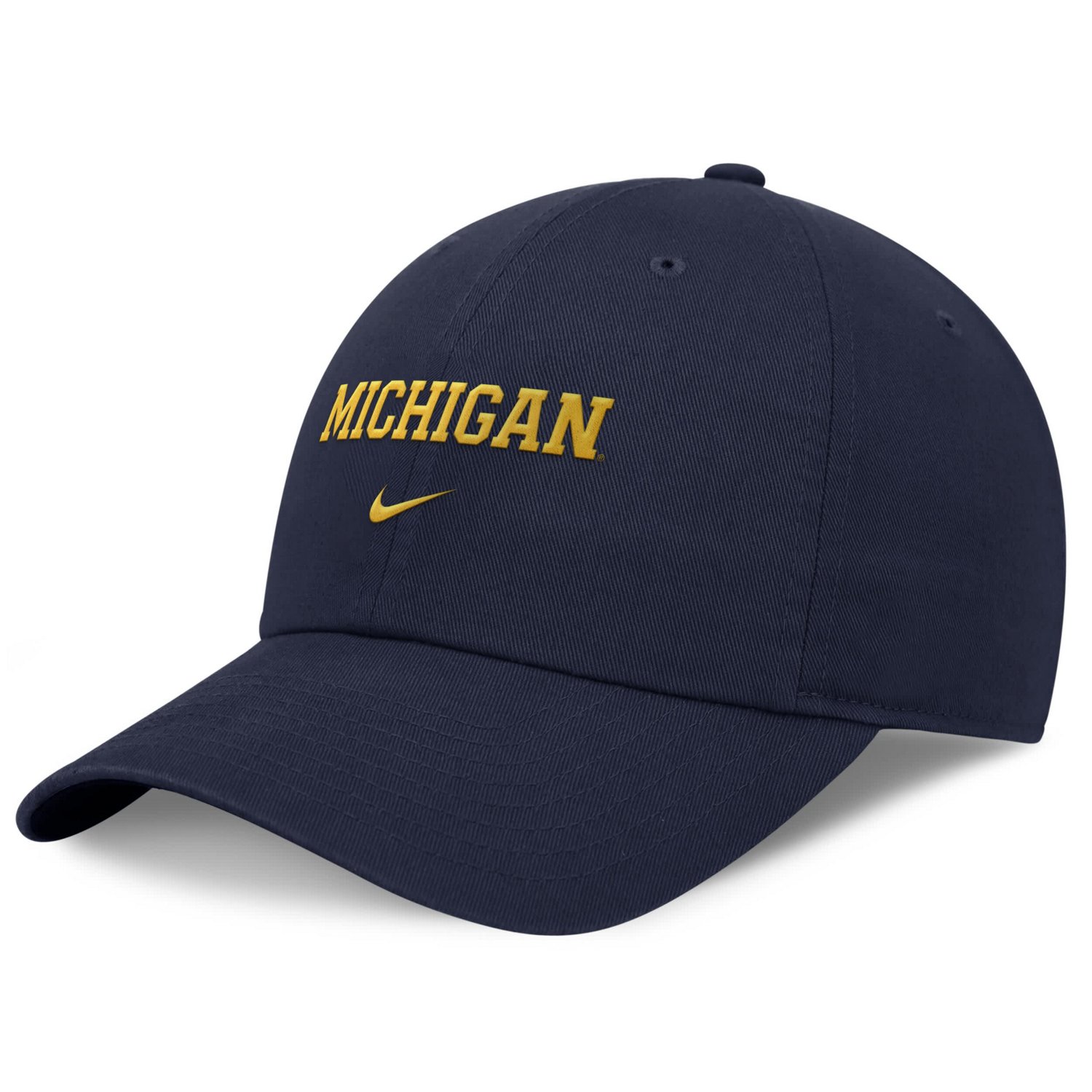 Nike Michigan Wolverines Club Adjustable Hat                                                                                     - view number 1