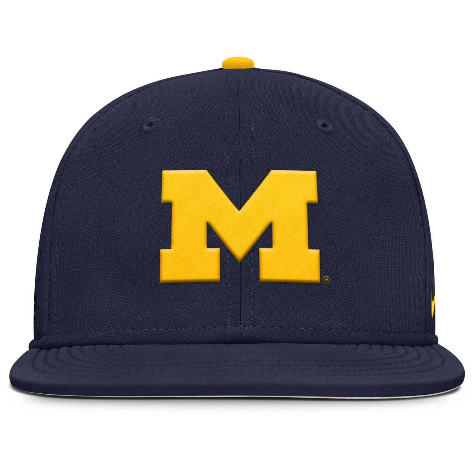 Nike Michigan Wolverines On-Field Dugout True Performance Fitted Hat - view number 2