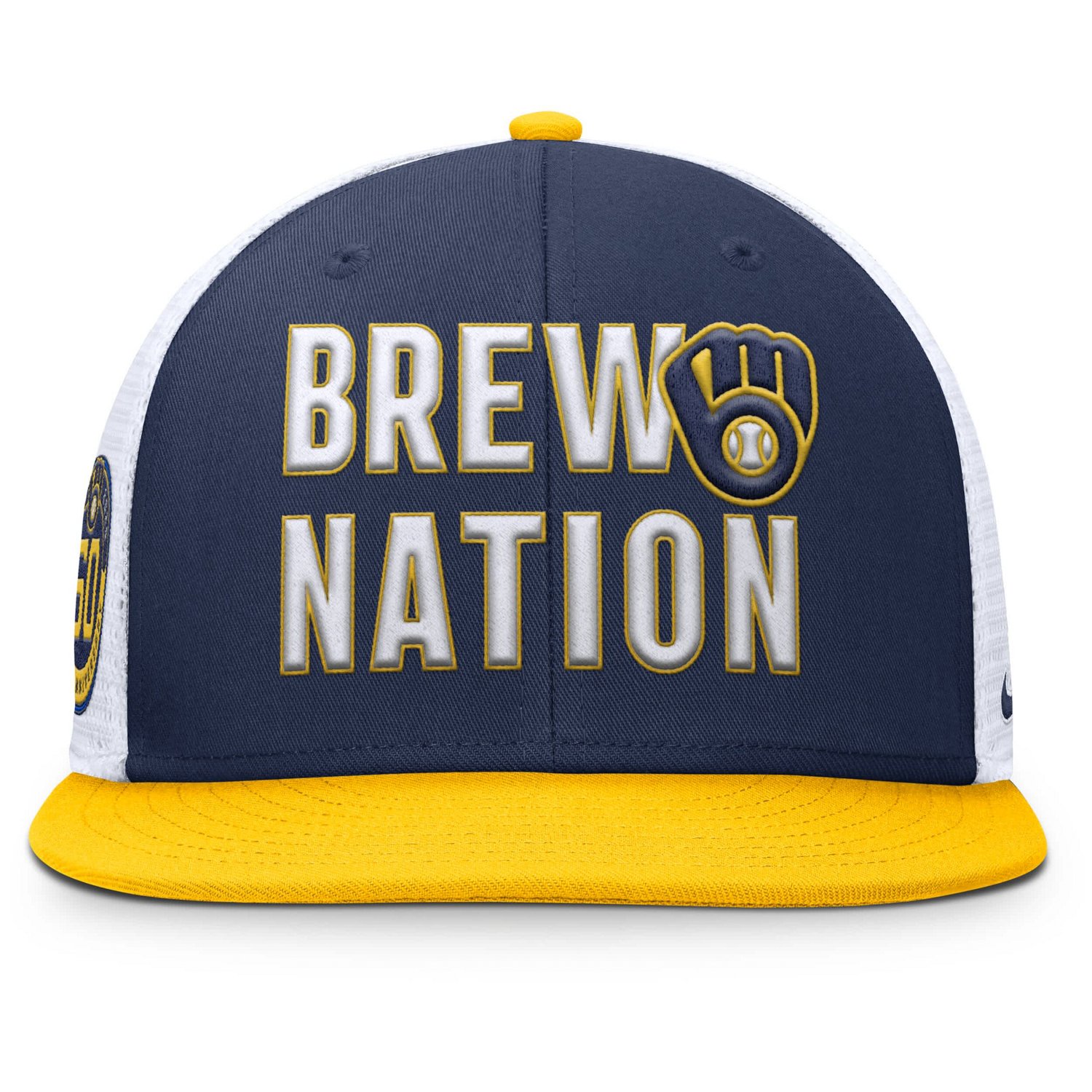 Nike Milwaukee Brewers Pro Trucker Snapback Hat - view number 2