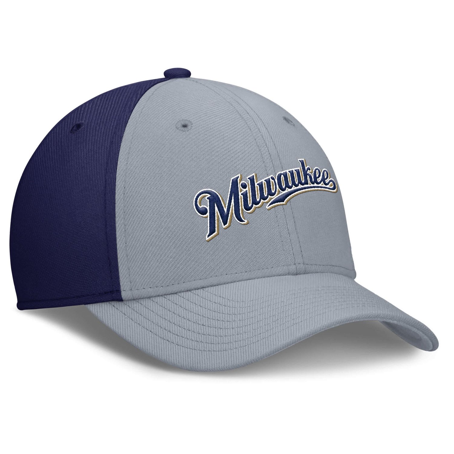 Nike Milwaukee Brewers Rise Swoosh Performance Flex Hat
