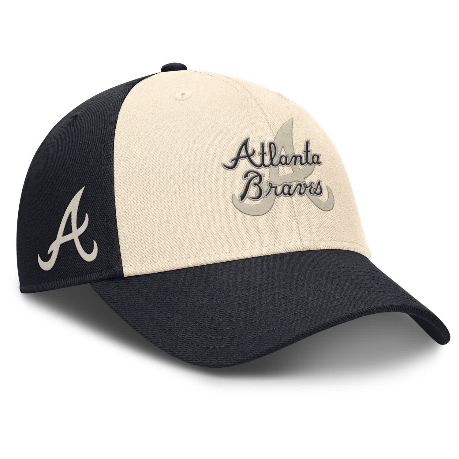 Nike Natural Atlanta Braves Statement Club Performance Adjustable Hat - view number 1