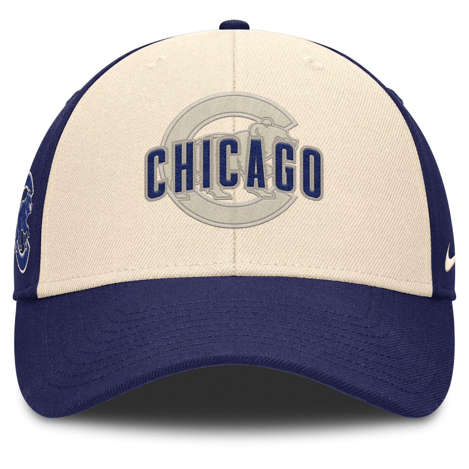 Nike Natural Chicago Cubs Statement Club Performance Adjustable Hat