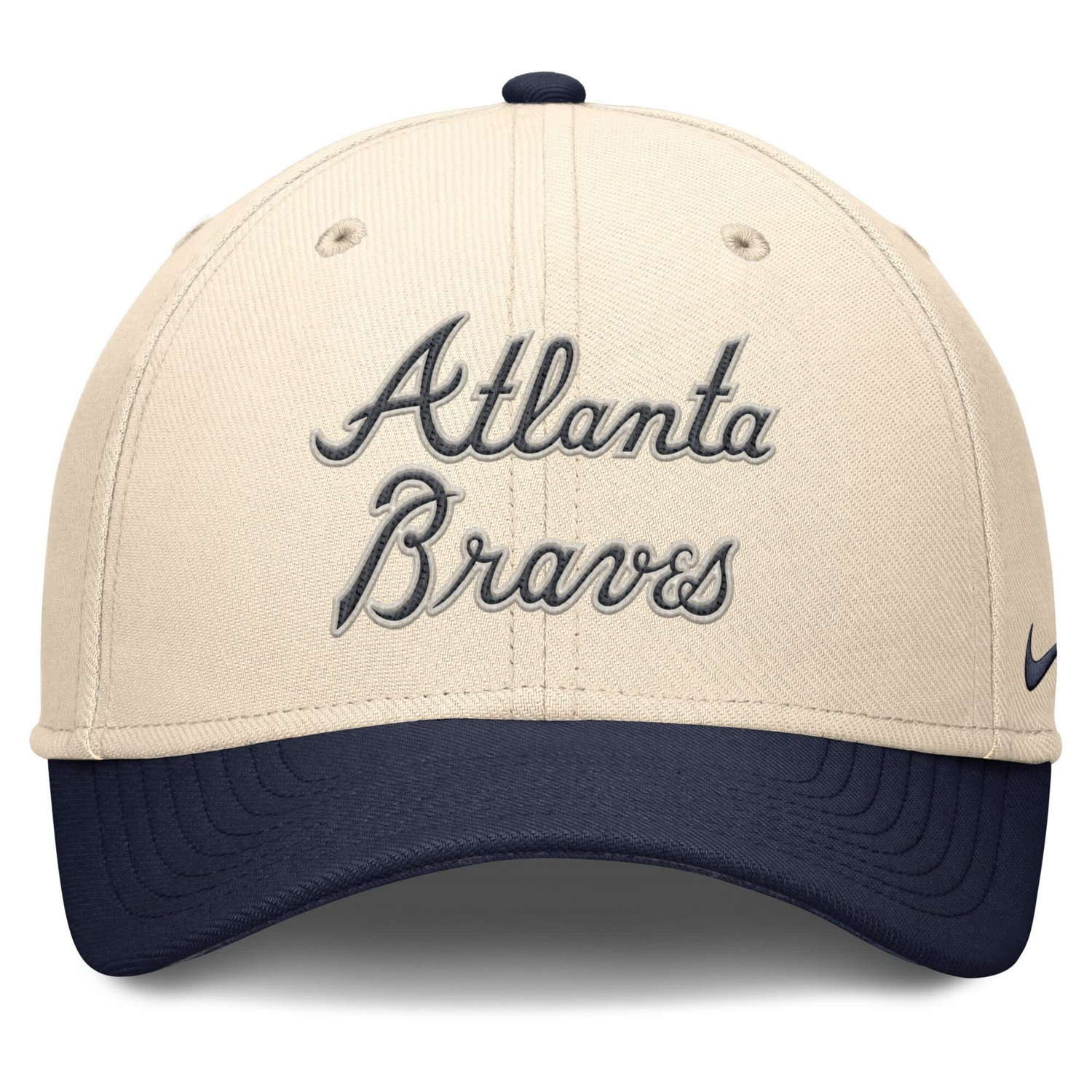 Nike Navy Atlanta Braves Statement Rise Performance Flex Hat