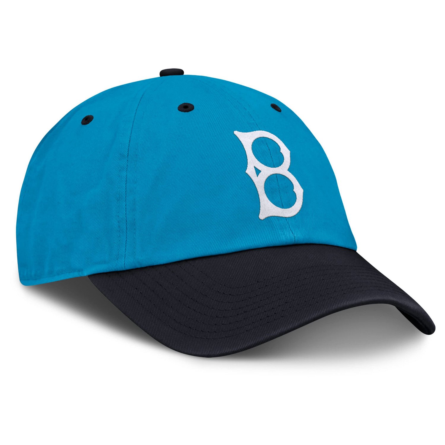 Nike Navy Brooklyn Dodgers Neon 90s Club Adjustable Hat