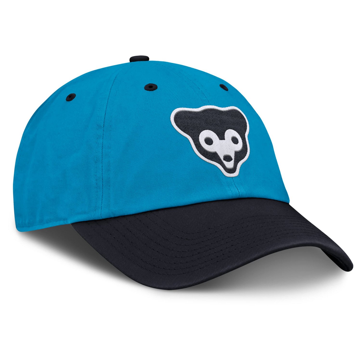 Nike Navy Chicago Cubs Neon 90s Club Adjustable Hat - view number 3