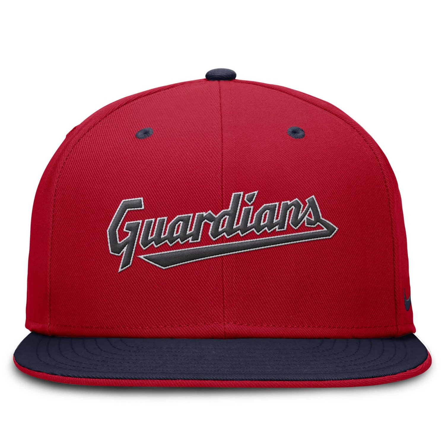 Nike Navy Cleveland Guardians True Primetime Two-Tone Performance Fitted Hat - view number 2