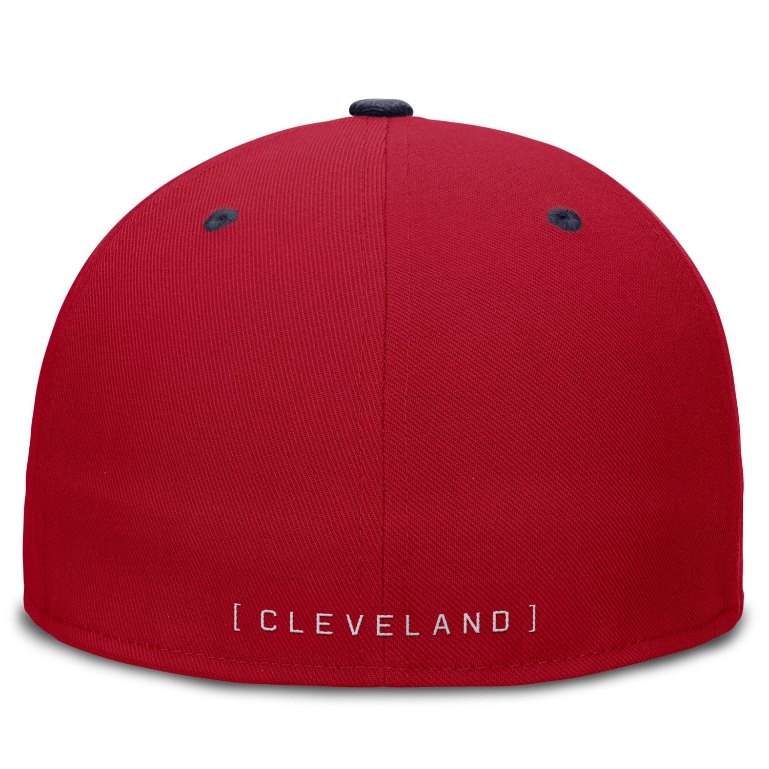 Nike Navy Cleveland Guardians True Primetime Two-Tone Performance Fitted Hat - view number 4