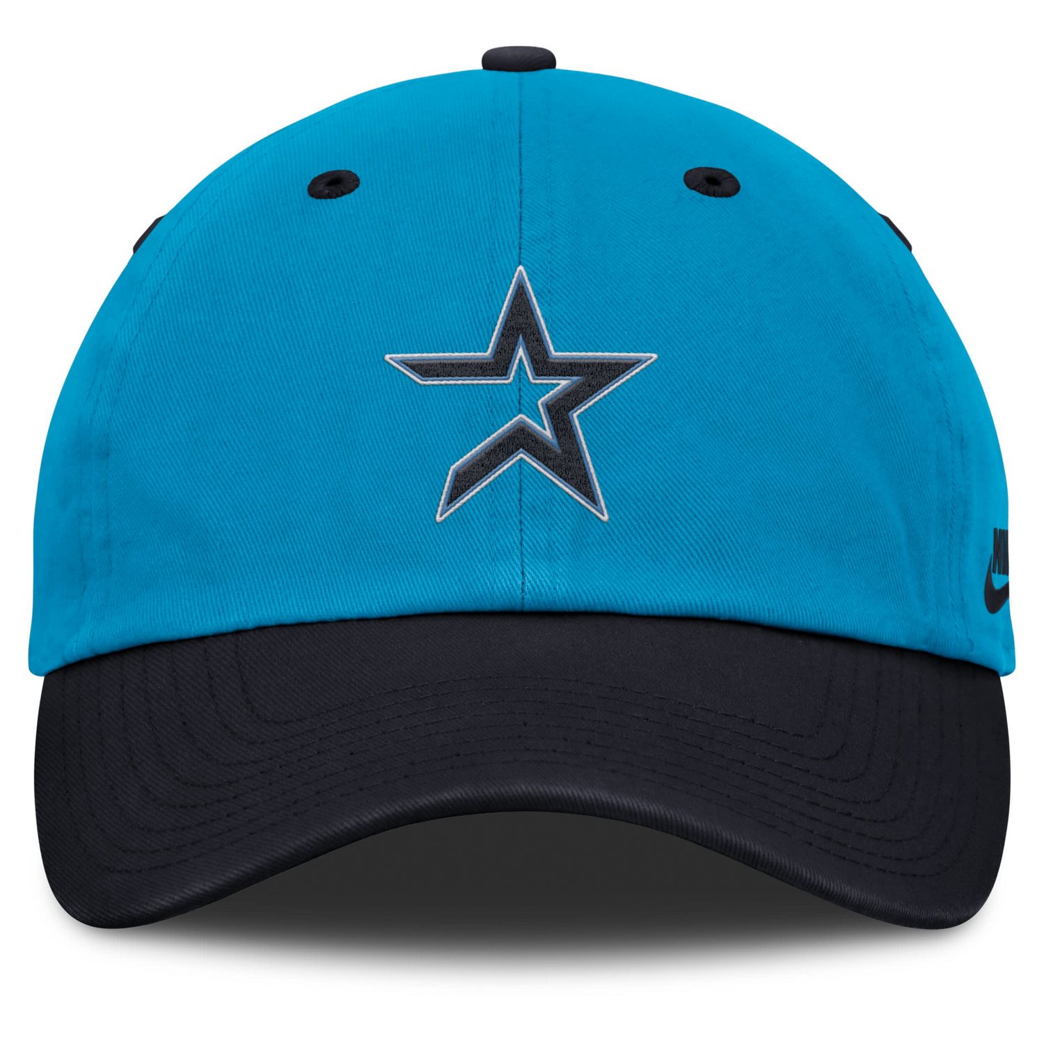 Nike Navy Houston Astros Neon 90s Club Adjustable Hat - view number 2