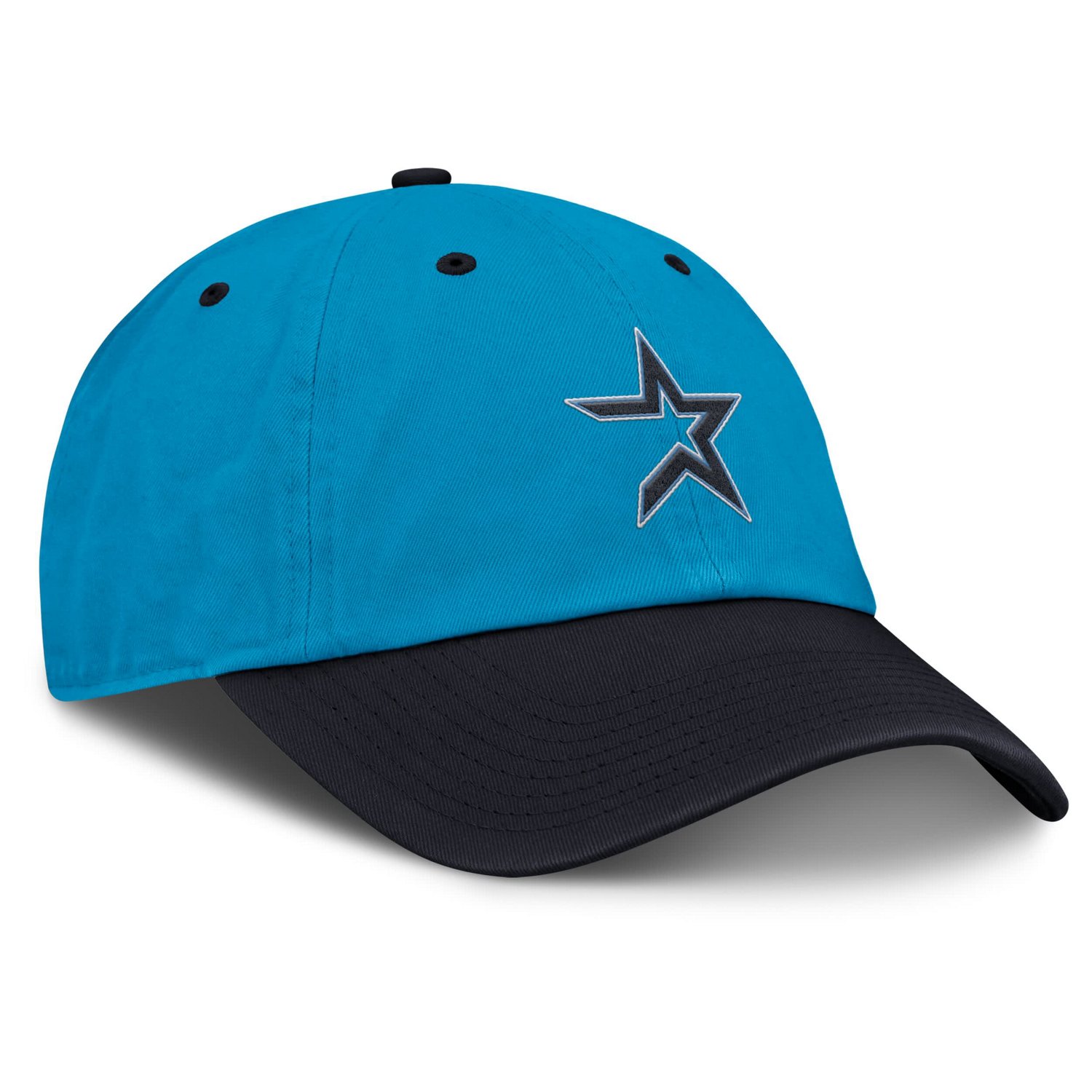 Nike Navy Houston Astros Neon 90s Club Adjustable Hat - view number 3