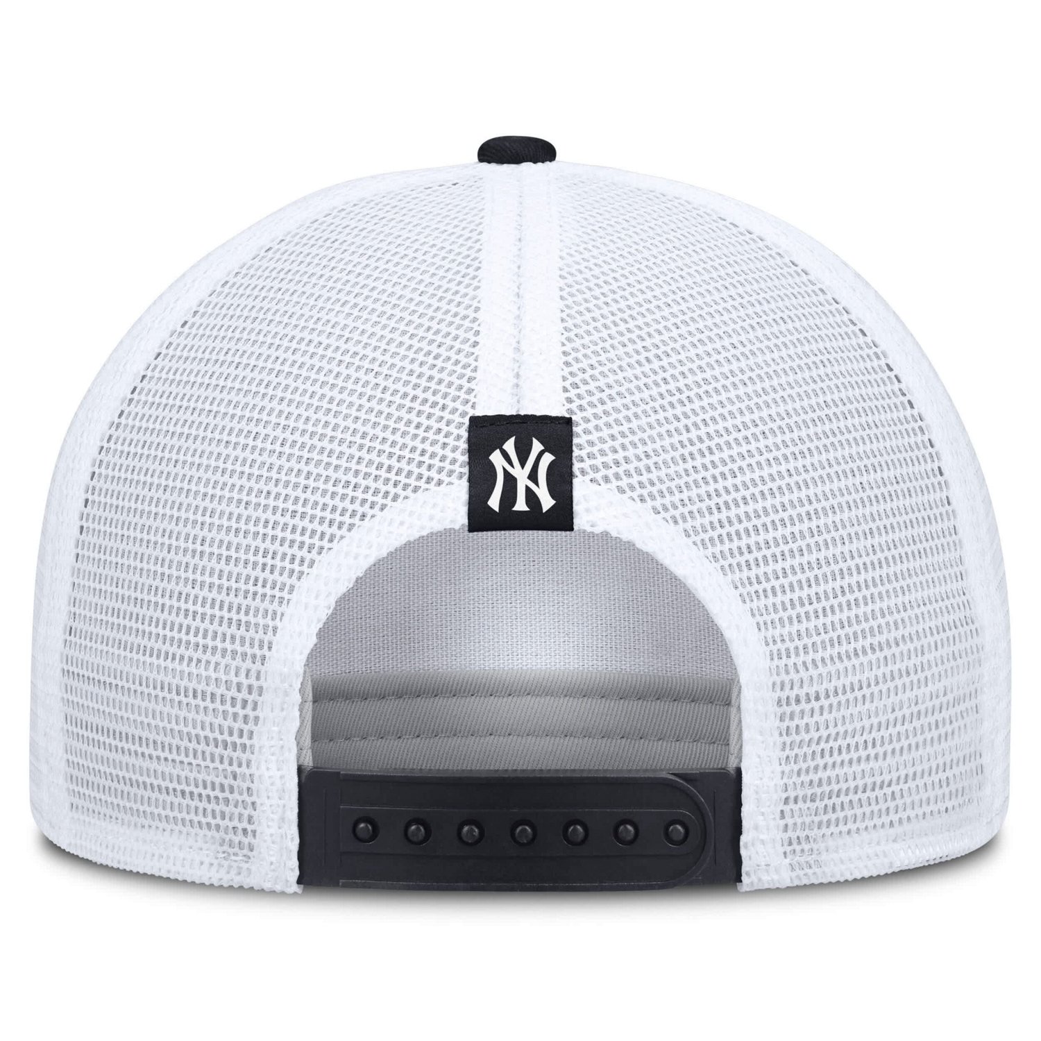 Nike Navy New York Yankees Rise A-Frame Trucker Adjustable Hat - view number 4