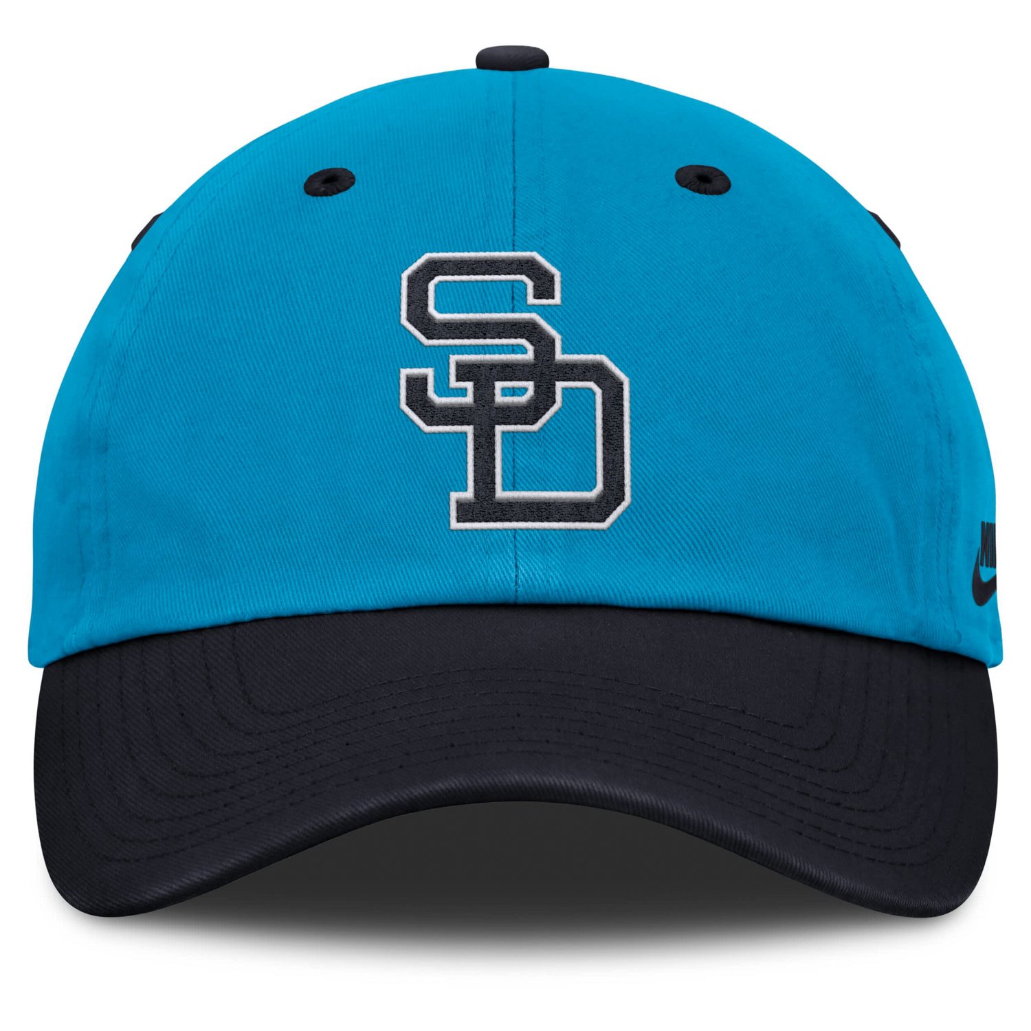 Nike Navy San Diego Padres Neon 90s Club Adjustable Hat - view number 2