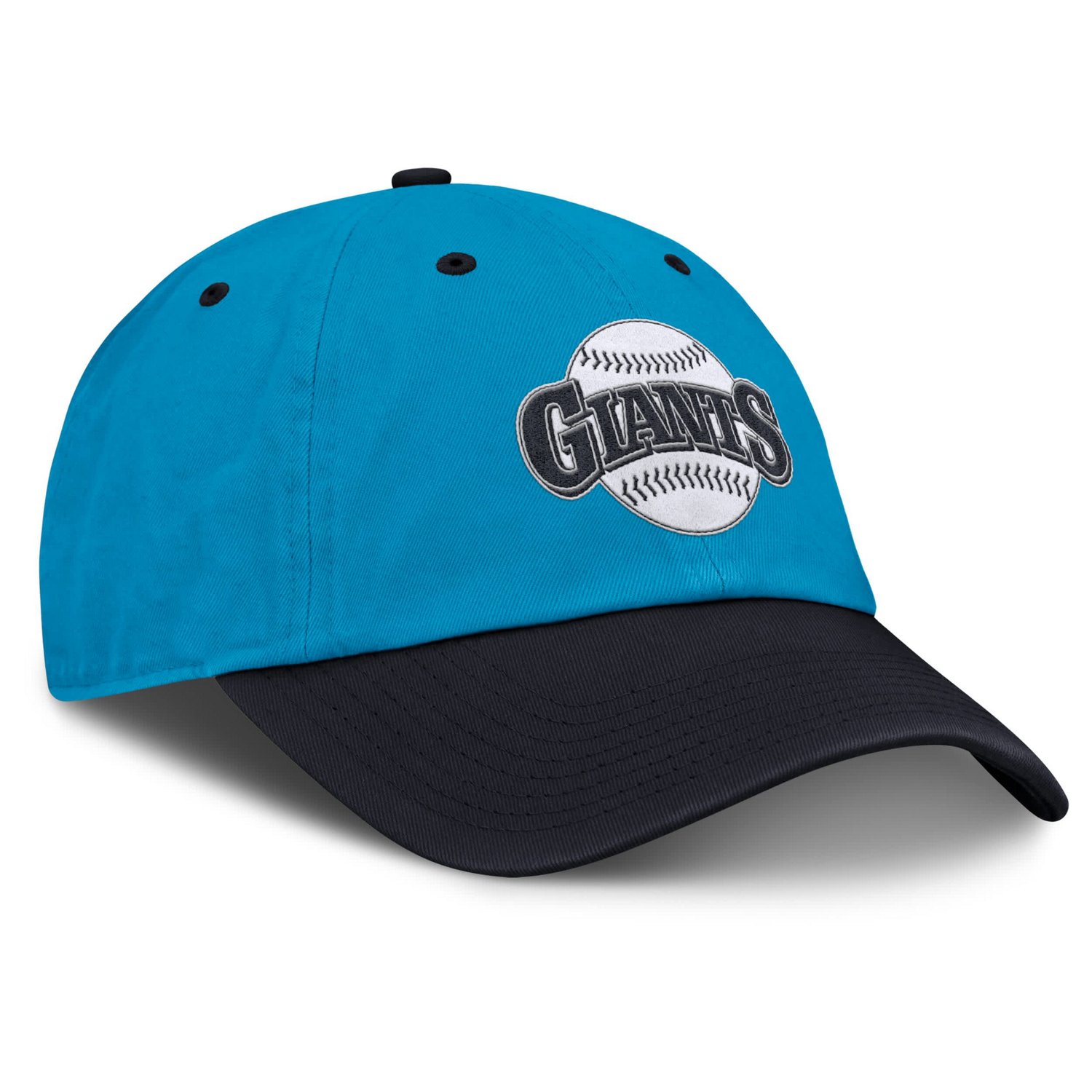 Nike Navy San Francisco Giants Neon 90s Club Adjustable Hat - view number 3