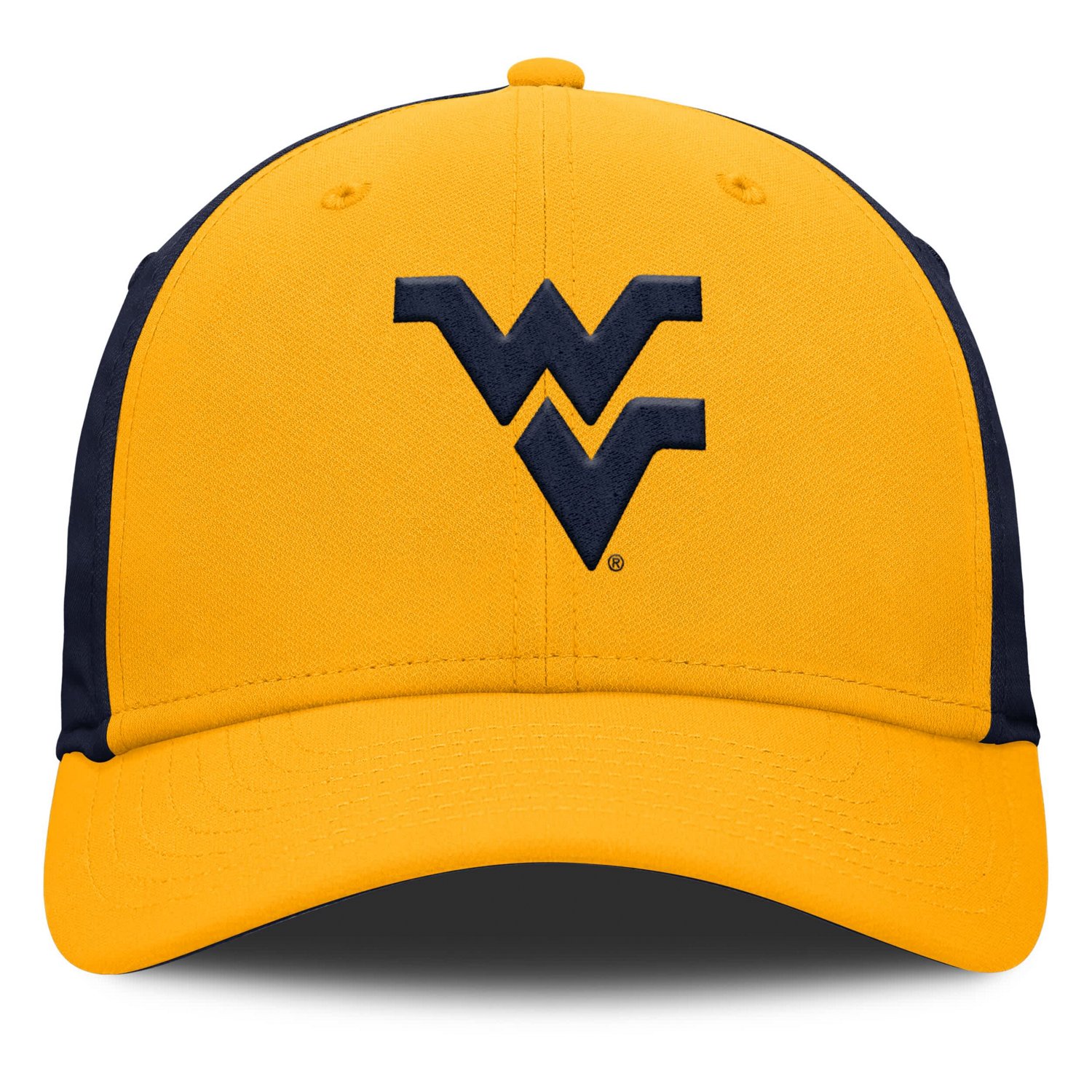 Nike Navy West Virginia Mountaineers 2025 Sideline Rise Local Performance Flex Hat - view number 2