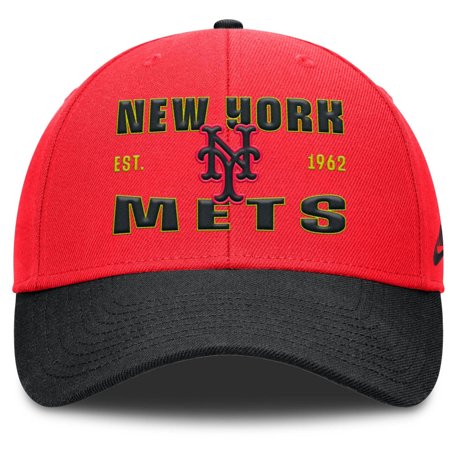Nike New York Mets Neon 90s Rise Adjustable Hat | Academy