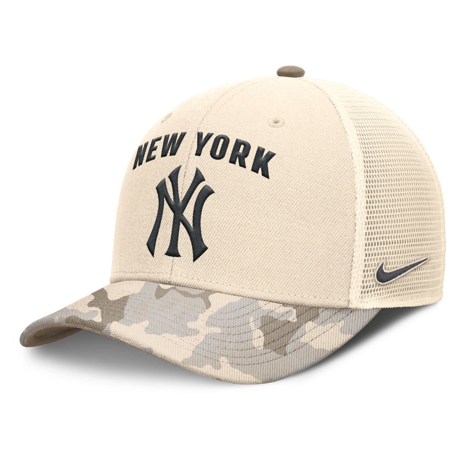 Nike New York Yankees Camo Pack Rise Adjustable Trucker Hat