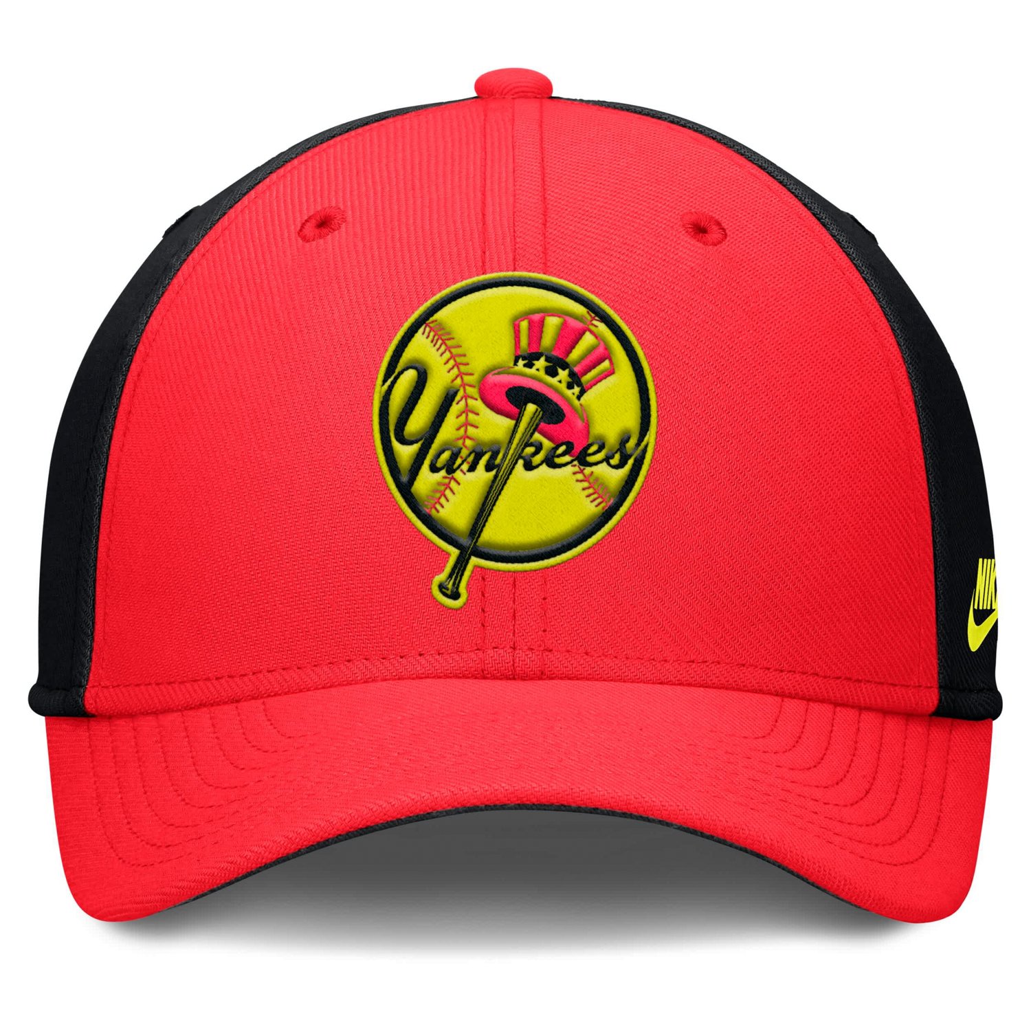Nike New York Yankees Neon 90s Rise SwooshFlex Hat | Academy