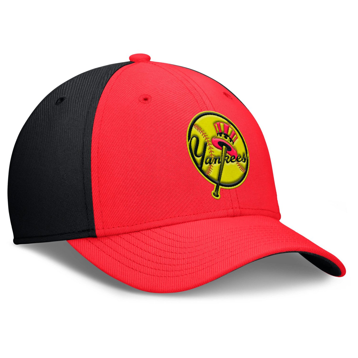 Nike New York Yankees Neon 90s Rise SwooshFlex Hat - view number 3