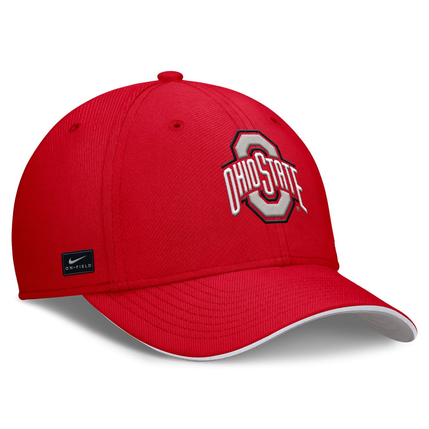Nike Ohio State Buckeyes 2025 Dugout Coaches Rise Swoosh Performance Flex Hat - view number 3