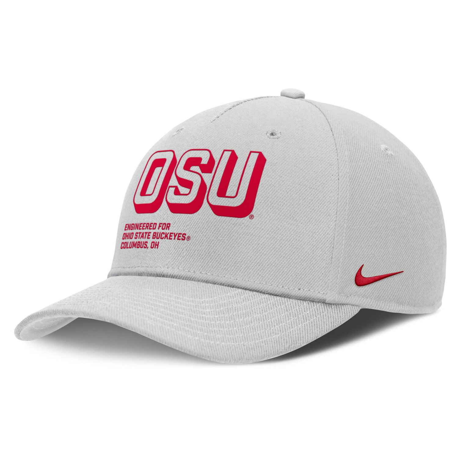 Nike Ohio State Buckeyes 2025 Sideline Dust Pinched Rise Adjustable Hat - view number 1