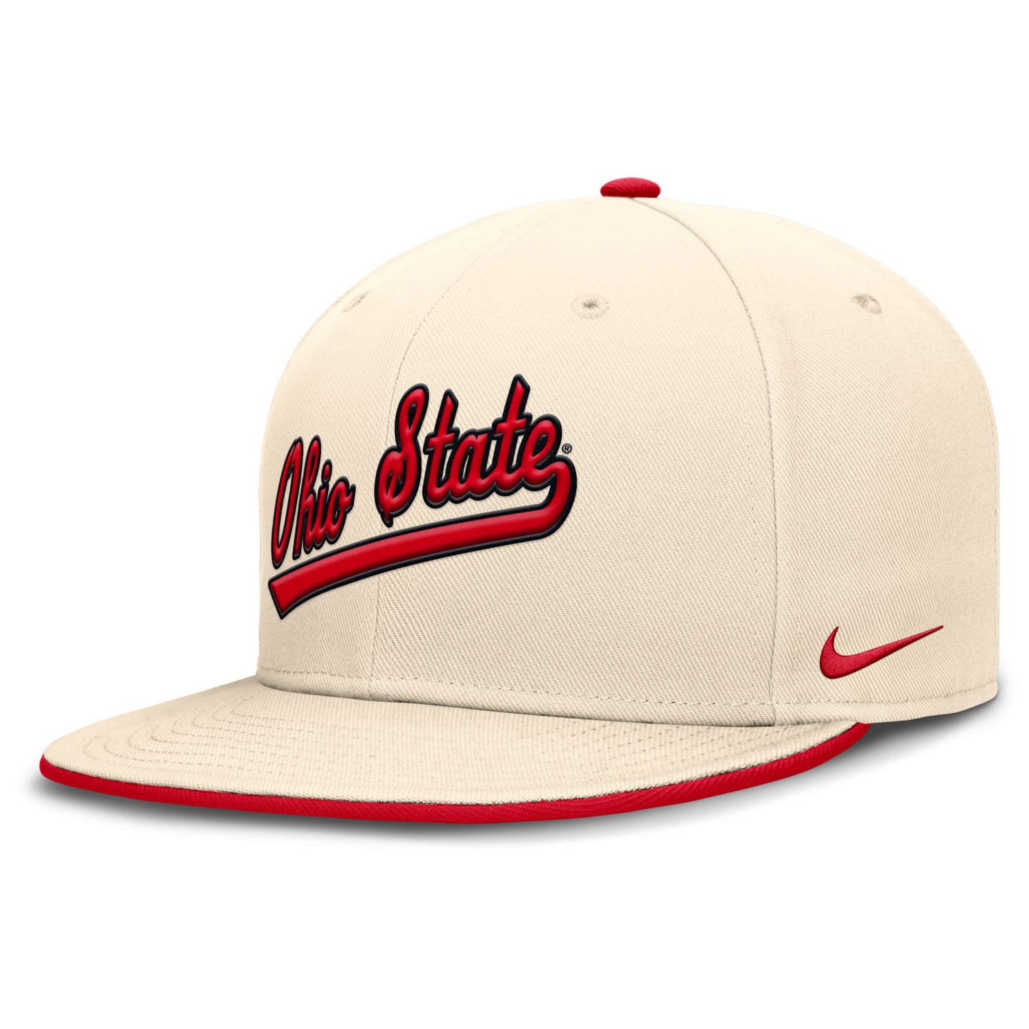 Nike Ohio State Buckeyes Primetime True Performance Fitted Hat - view number 3