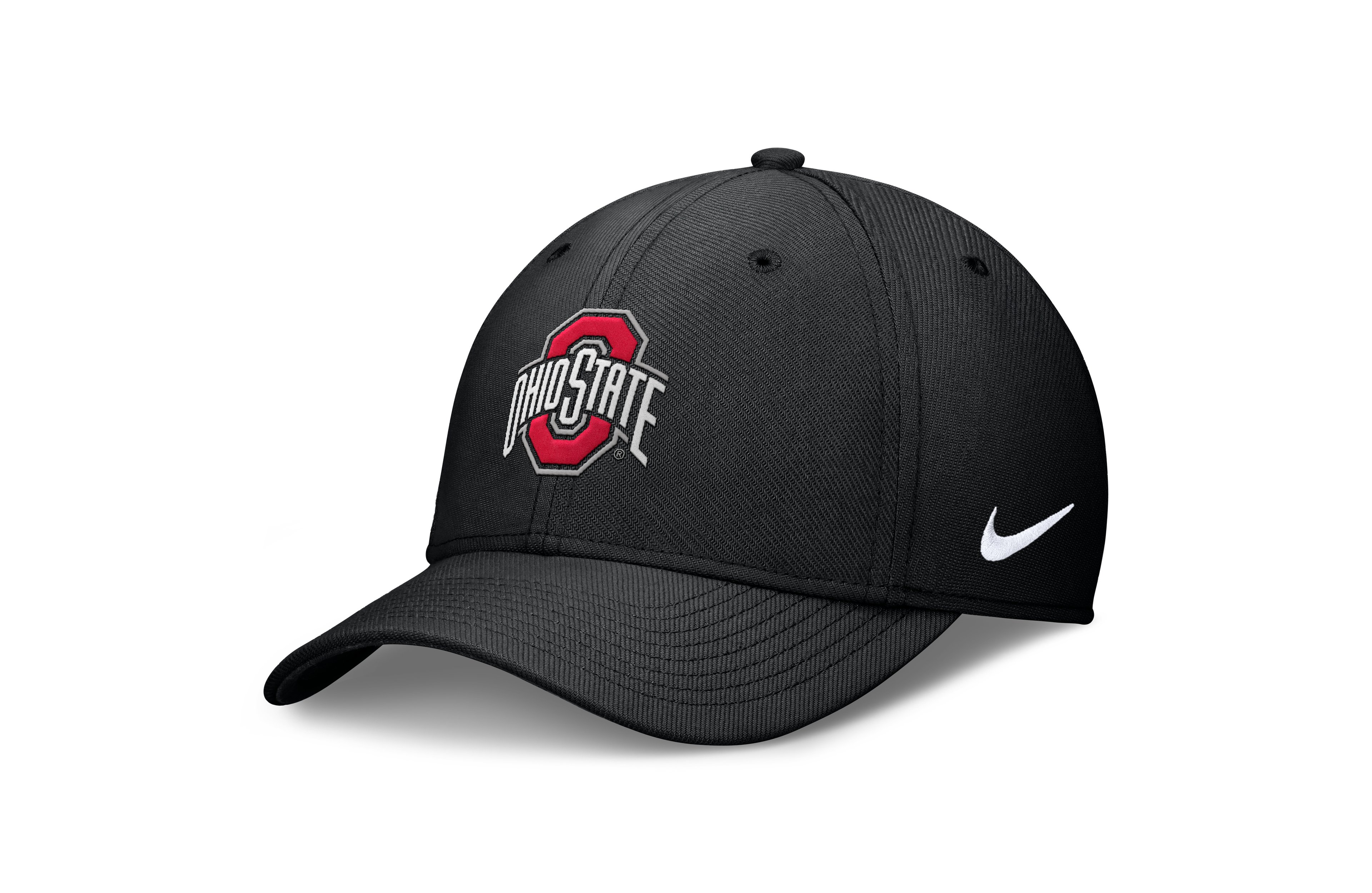Nike Ohio State Buckeyes Rise SwooshFlex Dri-FIT Hat