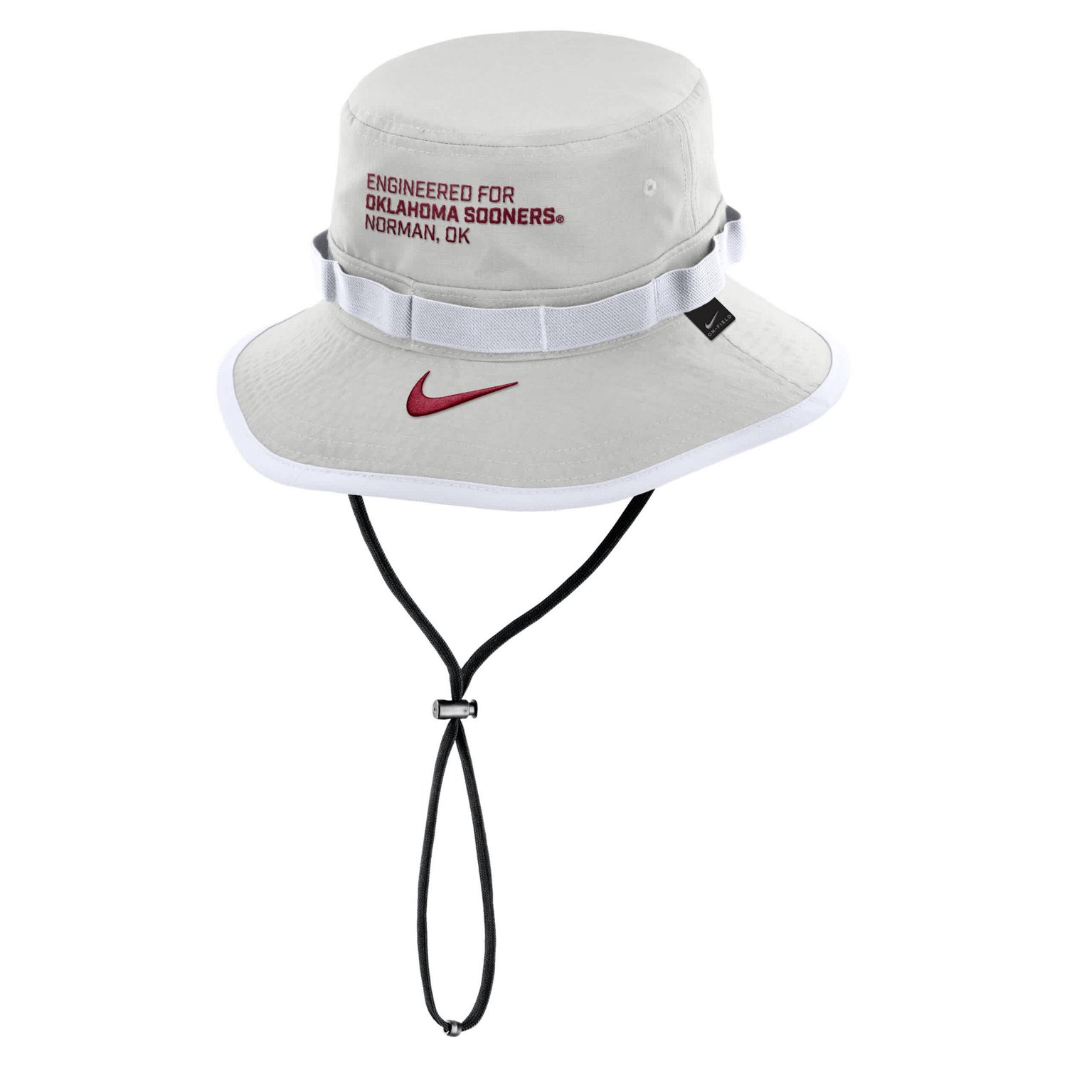 Nike Oklahoma Sooners 2025 Sideline Apex Boonie Performance Bucket Hat - view number 2