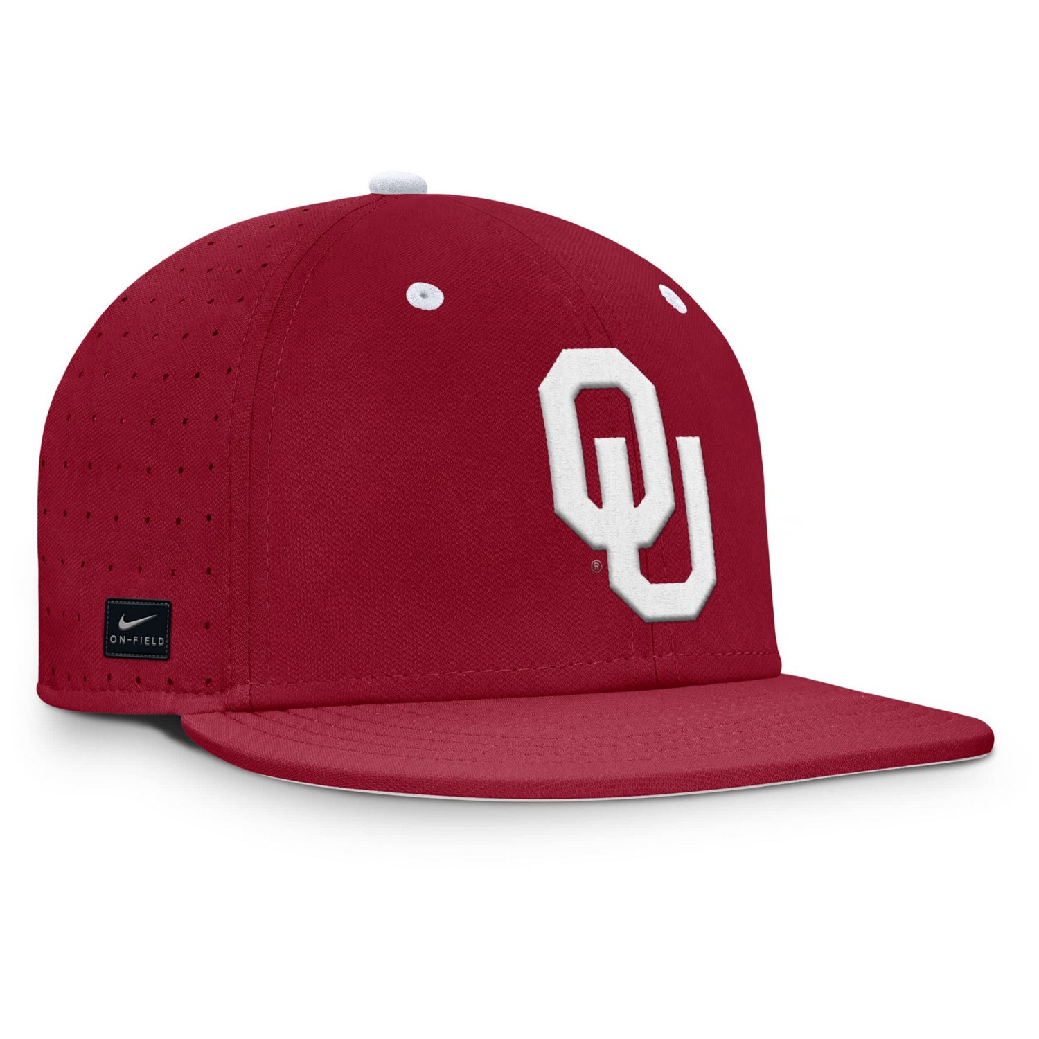 Nike Oklahoma Sooners On-Field Dugout True Performance Fitted Hat - view number 3