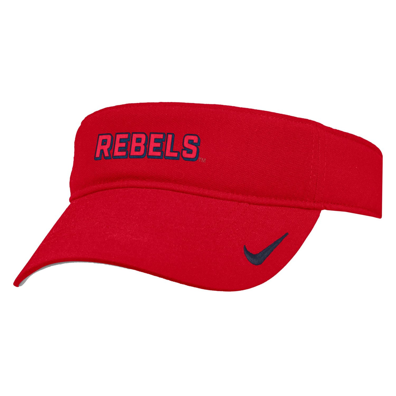 Nike Ole Miss Rebels 2025 On-Field Ace Performance Adjustable Visor