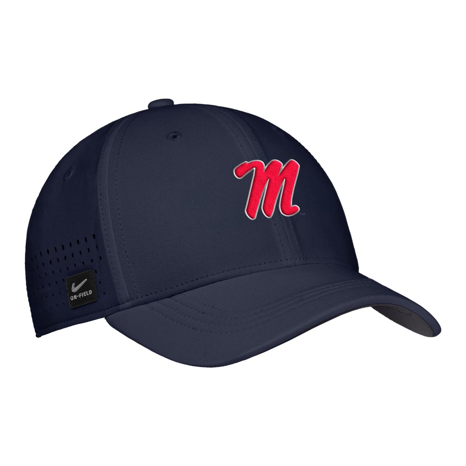 Nike Ole Miss Rebels 2025 On-Field Performance Flex Hat