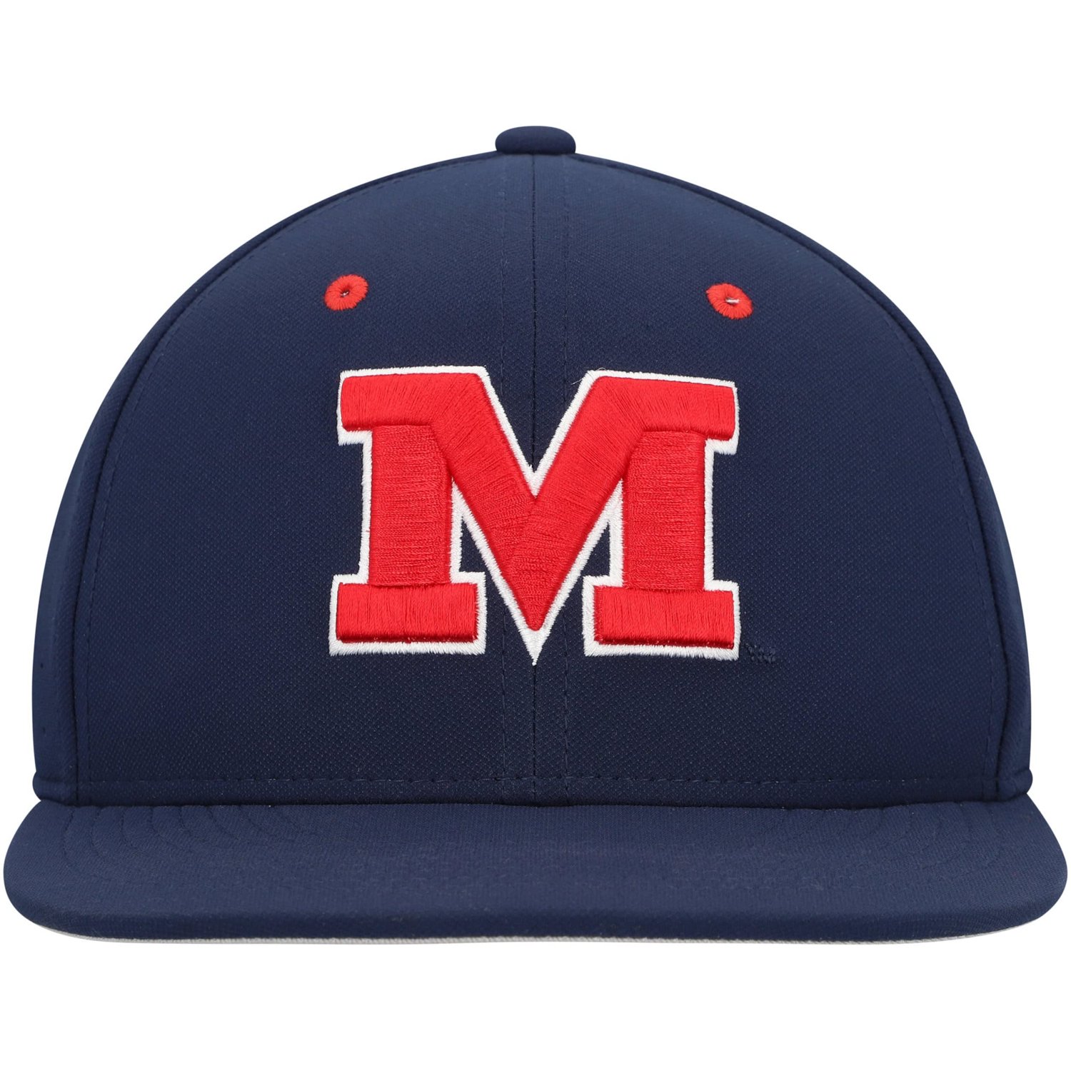 Nike Ole Miss Rebels Aero True Baseball Performance Fitted Hat - view number 2
