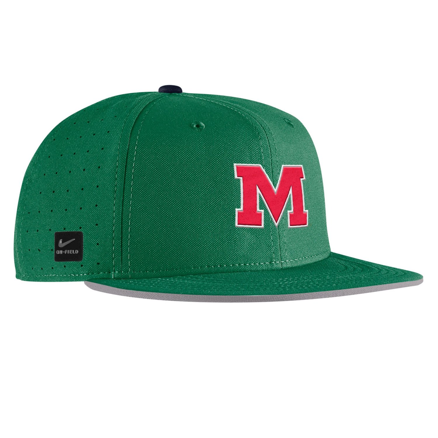 Nike Ole Miss Rebels On-Field Baseball Performance Fitted Hat - view number 2