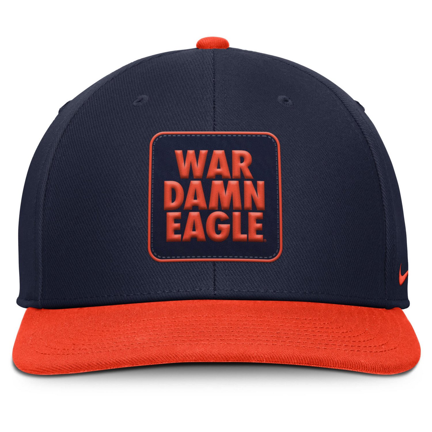 Nike Orange Auburn Tigers 2025 Sideline Campus Pro Local Snapback Hat - view number 2