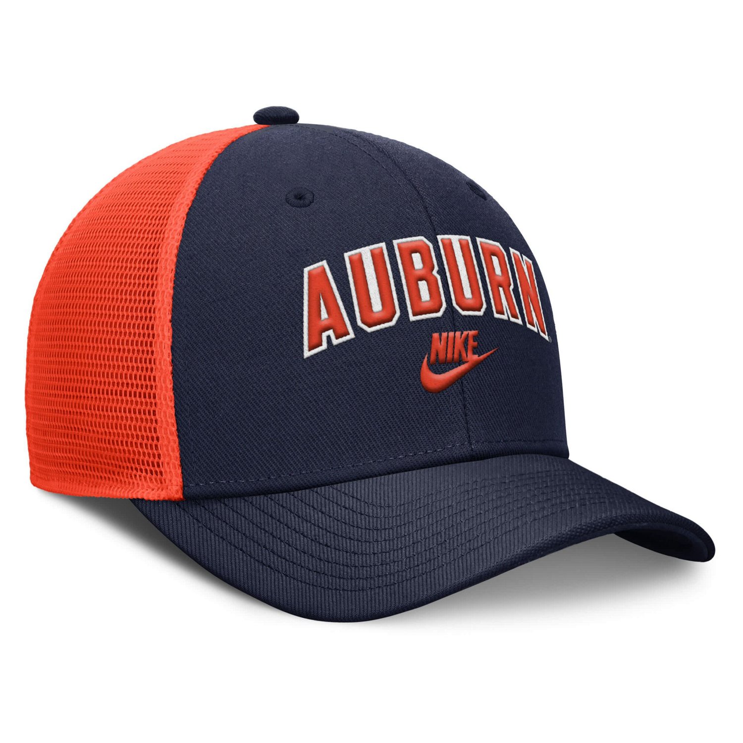 Nike White Auburn Tigers 2025 Sideline Campus Pro Local Snapback Hat