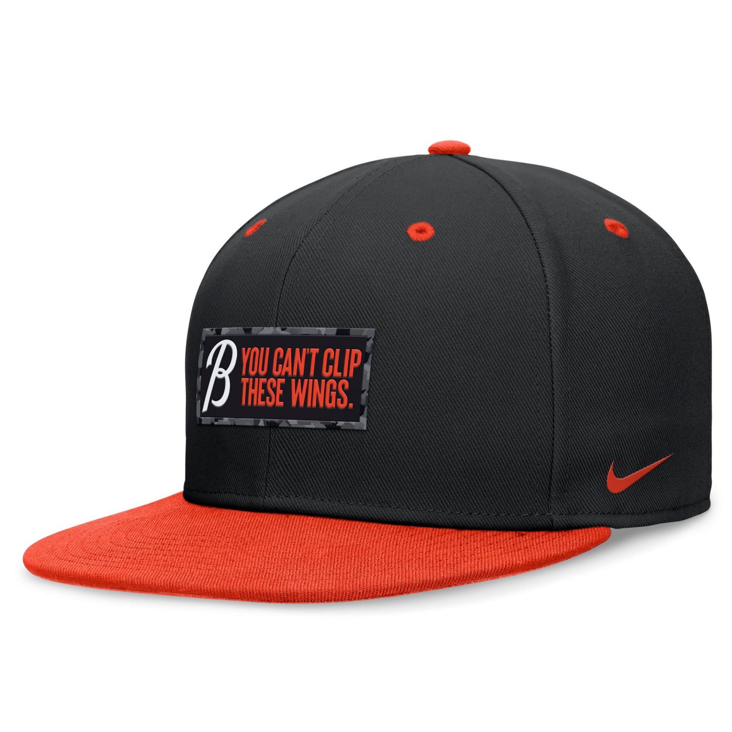 Nike Orange Baltimore Orioles City Connect True Fitted Hat