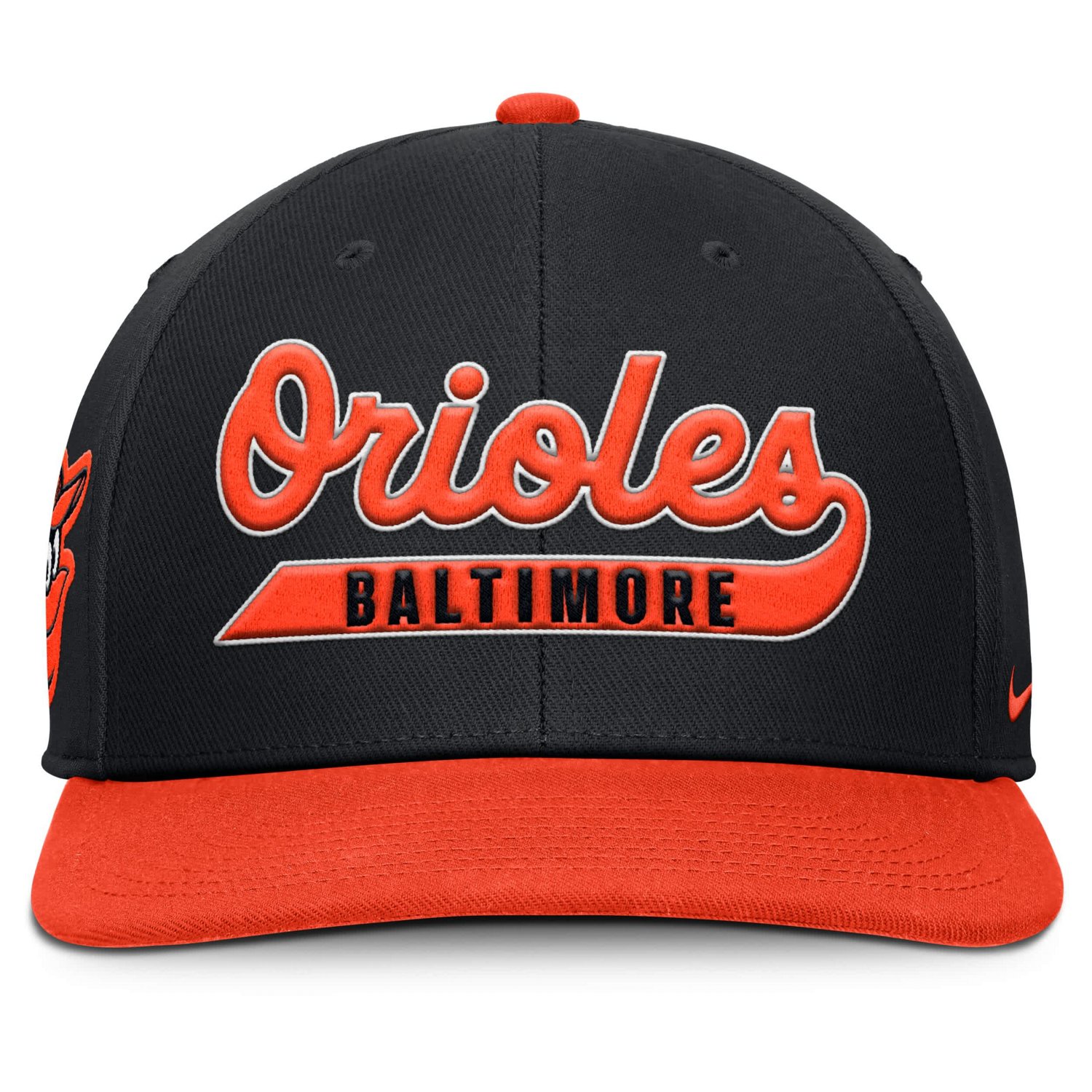 Nike Orange Baltimore Orioles Pro Performance Snapback Hat - view number 2