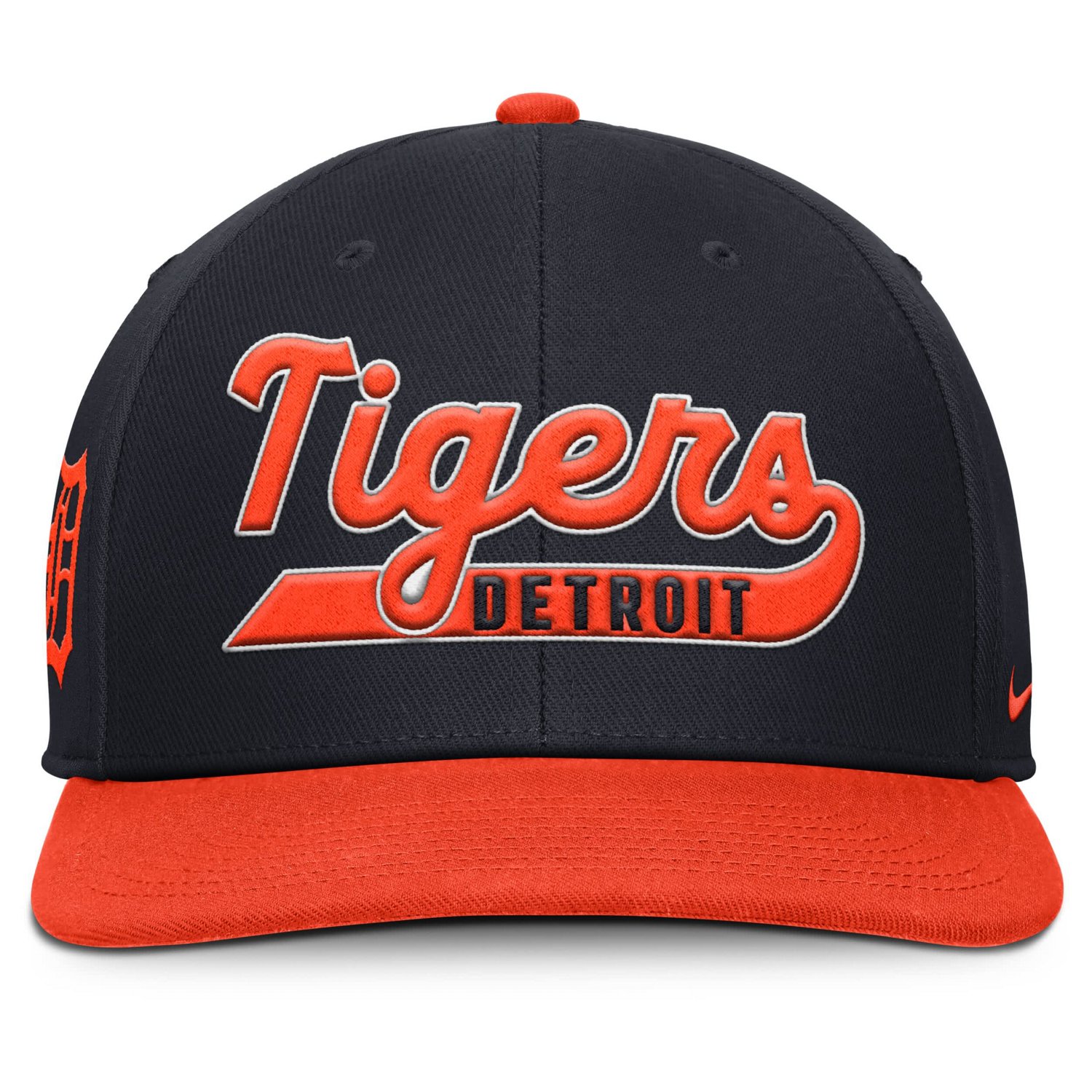 Nike Orange Detroit Tigers Pro Performance Snapback Hat - view number 2