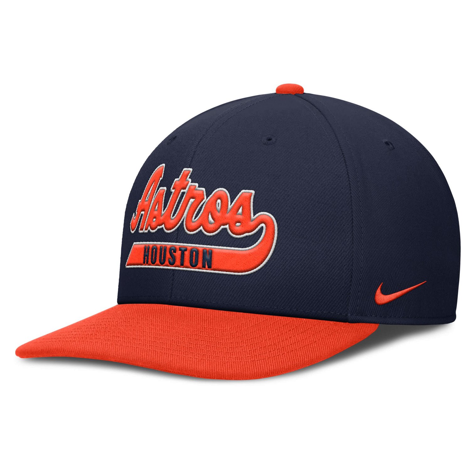 Nike Orange Houston Astros Pro Performance Snapback Hat                                                                          - view number 3