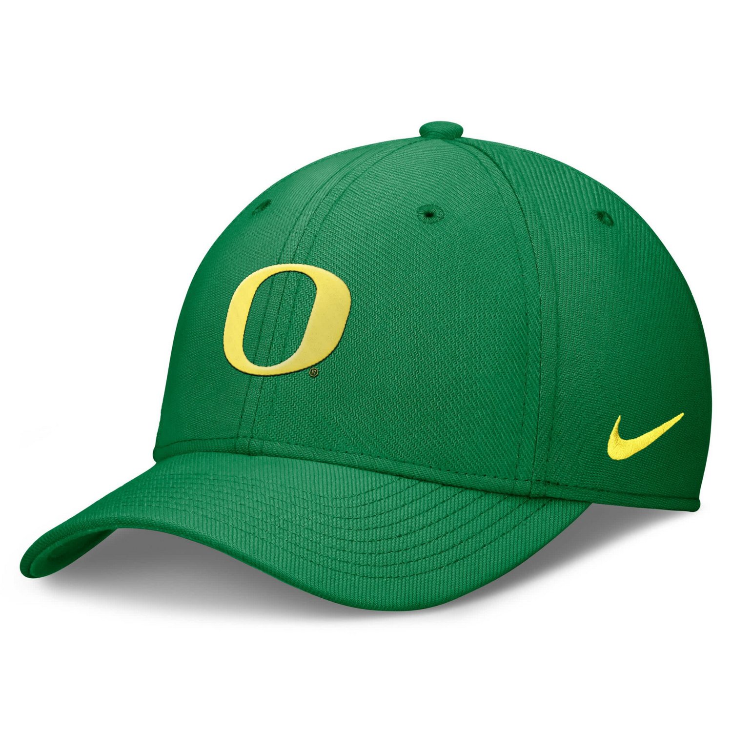 Nike Oregon Ducks 2024 On-Field Swoosh Flex Hat                                                                                  - view number 1