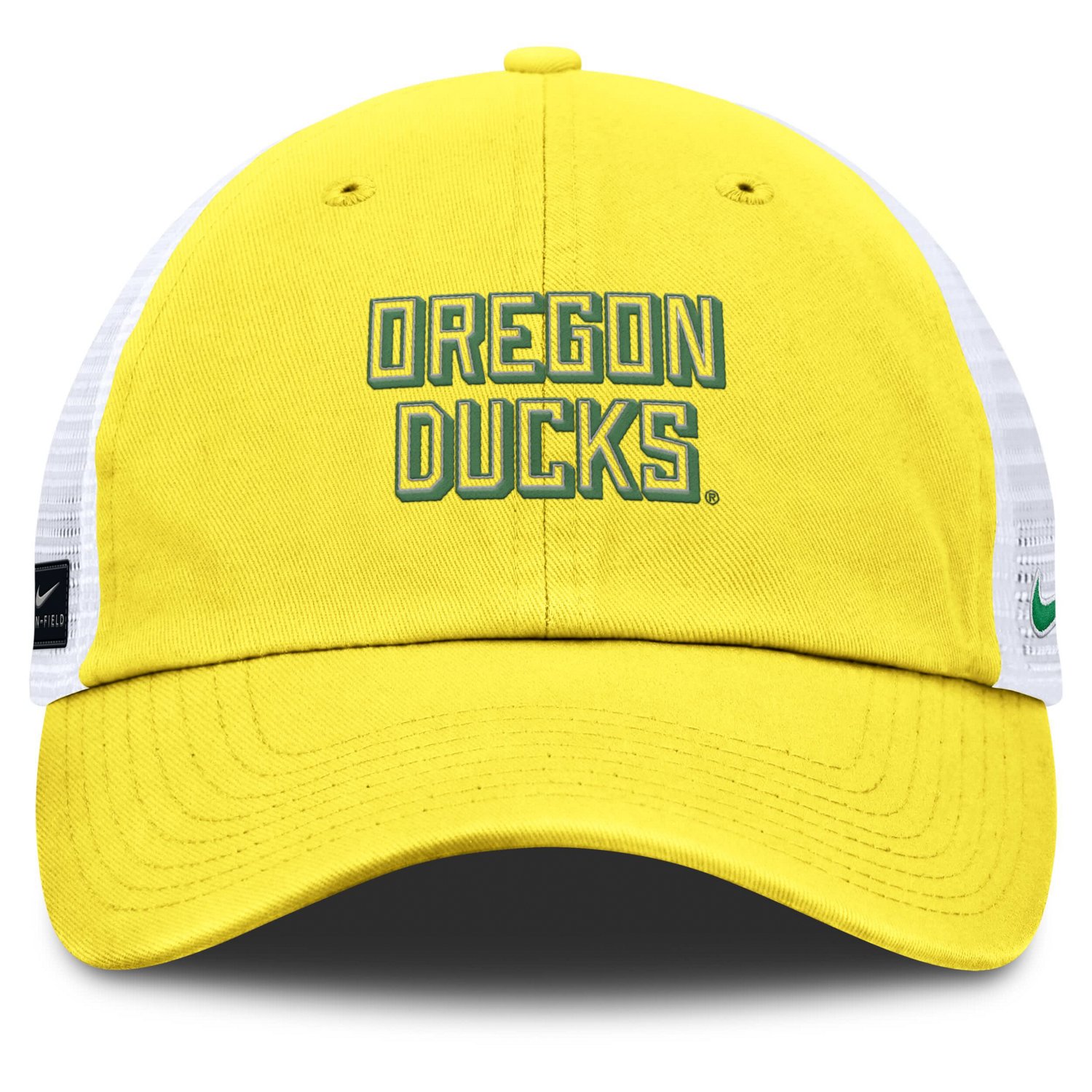 Nike Oregon Ducks 2025 Gameday On-Field Club Adjustable Trucker Hat - view number 2