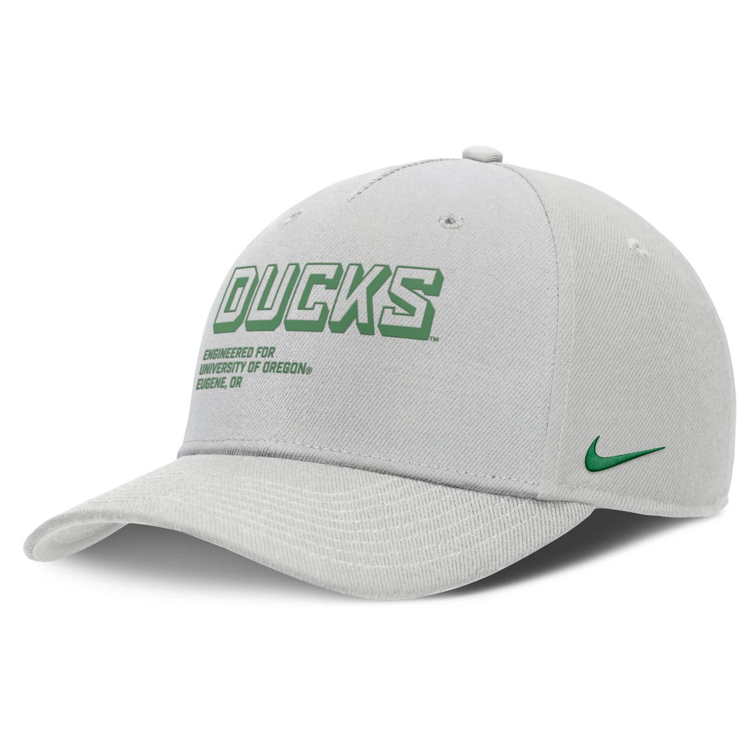 Nike Oregon Ducks 2025 Sideline Dust Pinched Rise Adjustable Hat - view number 1
