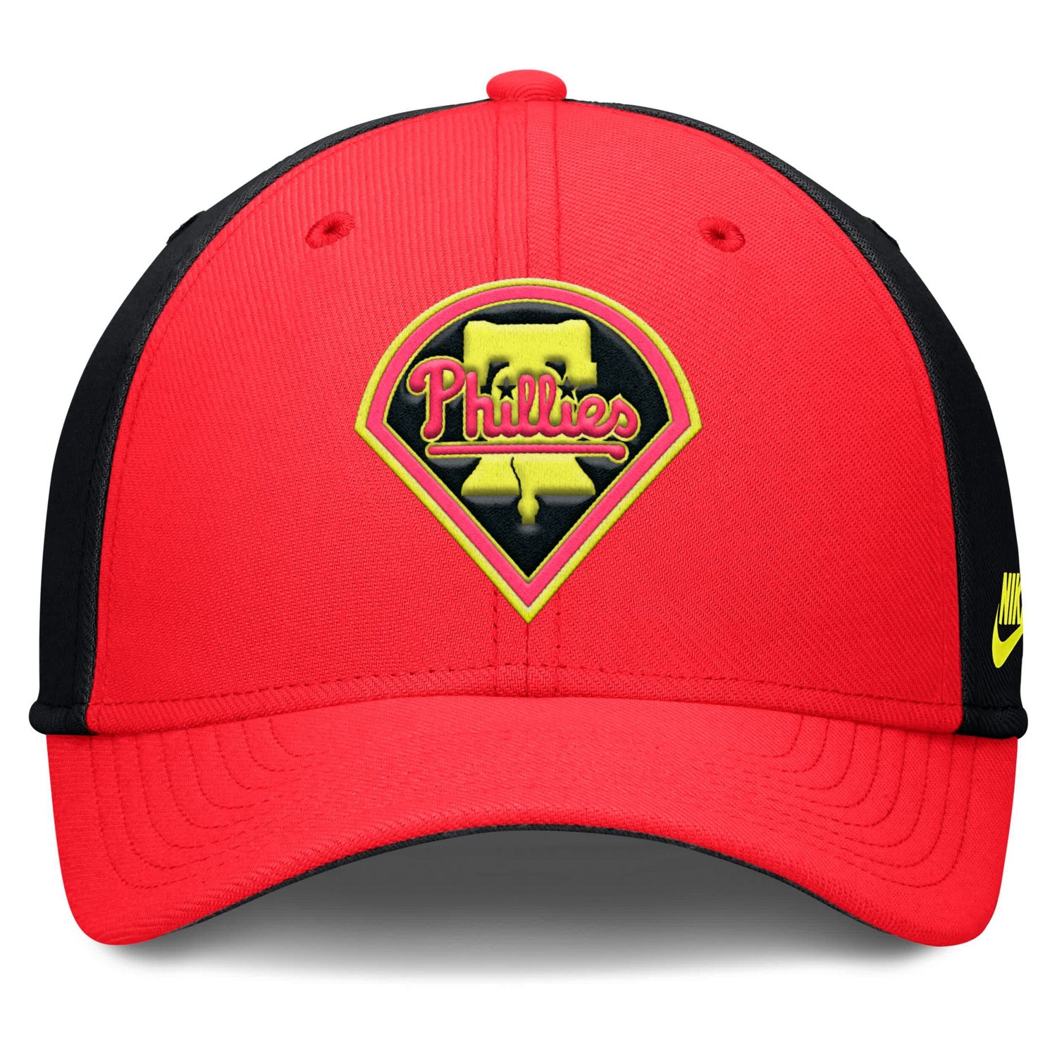 Nike Philadelphia Phillies Neon 90s Rise SwooshFlex Hat - view number 2