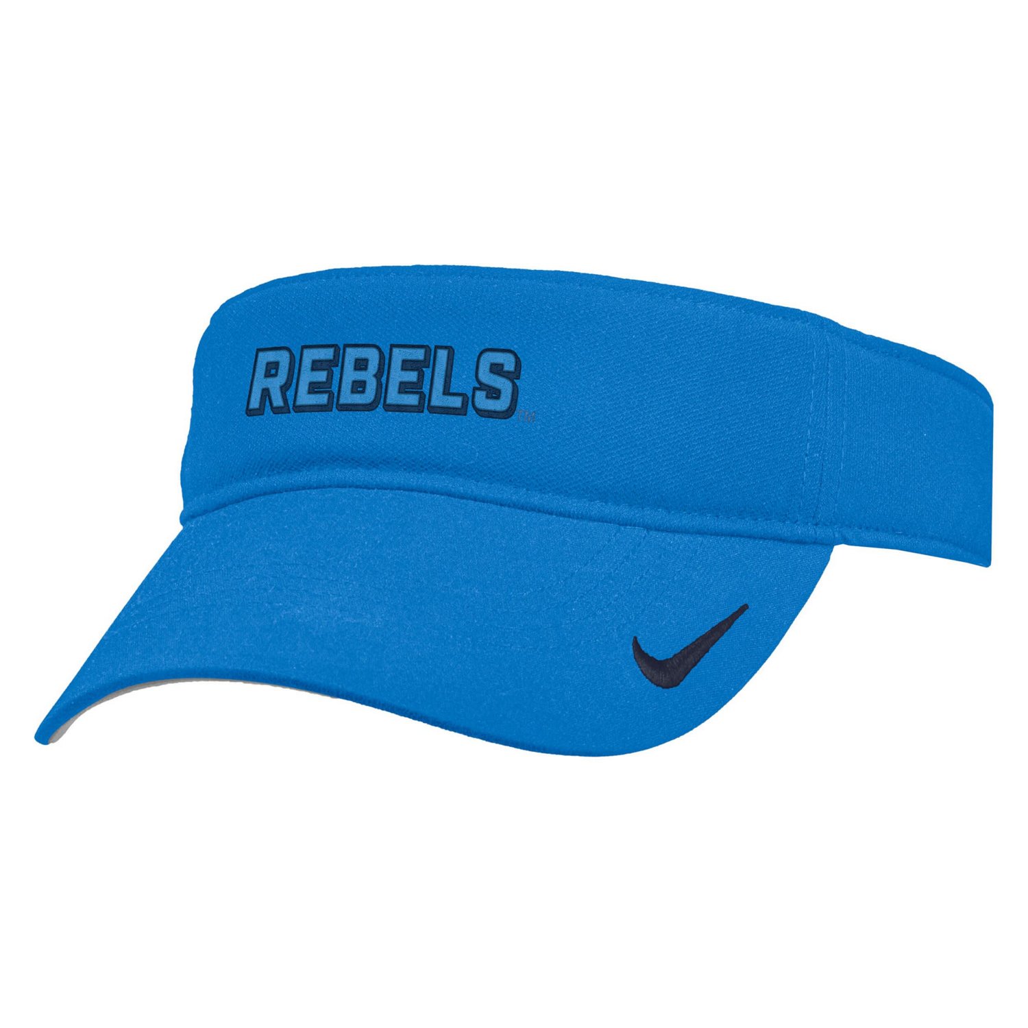 Nike Powder Ole Miss Rebels 2025 On-Field Ace Performance Adjustable Visor