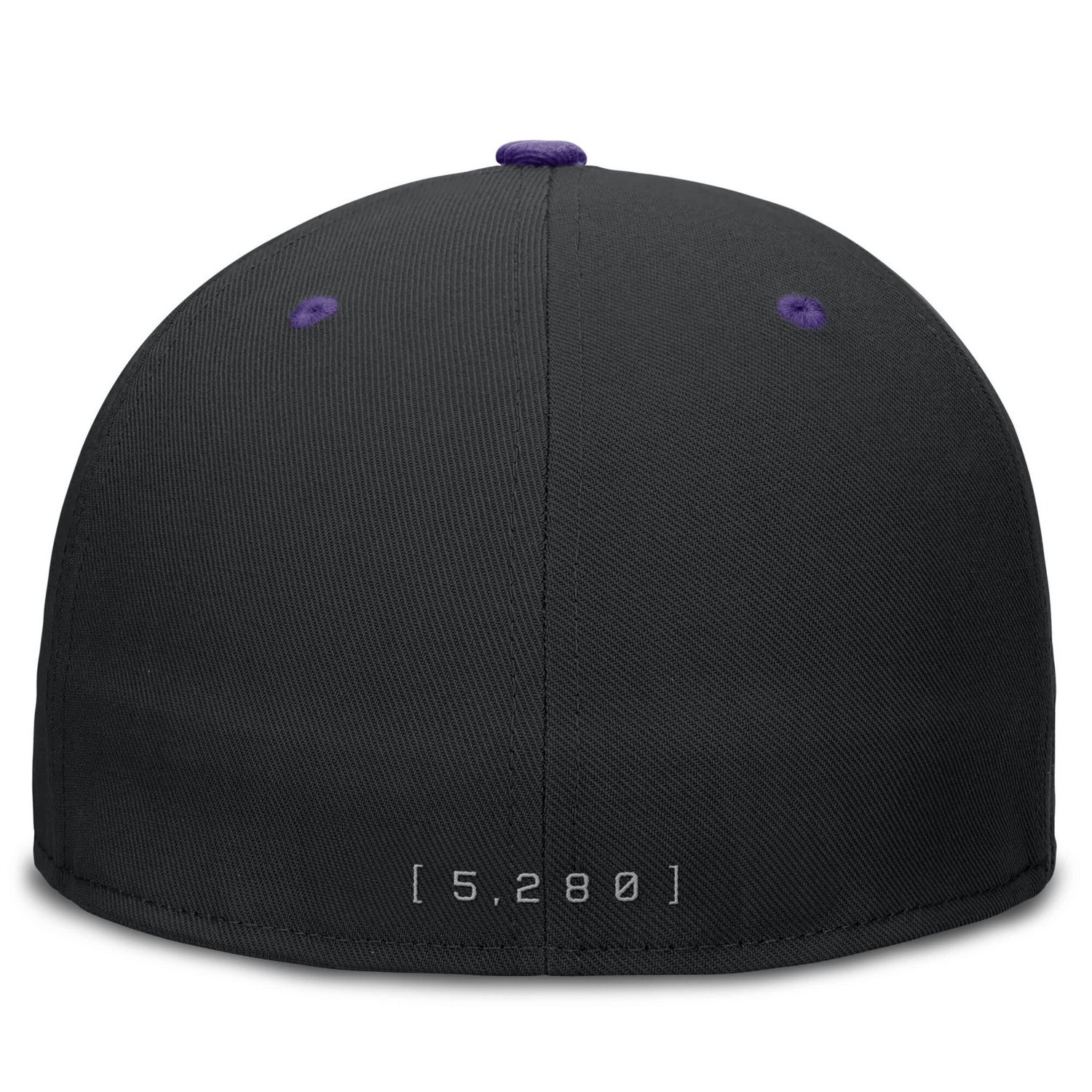 Nike Purple Colorado Rockies 25th Anniversary True Primetime Two-Tone Performance Fitted Hat                                     - view number 4