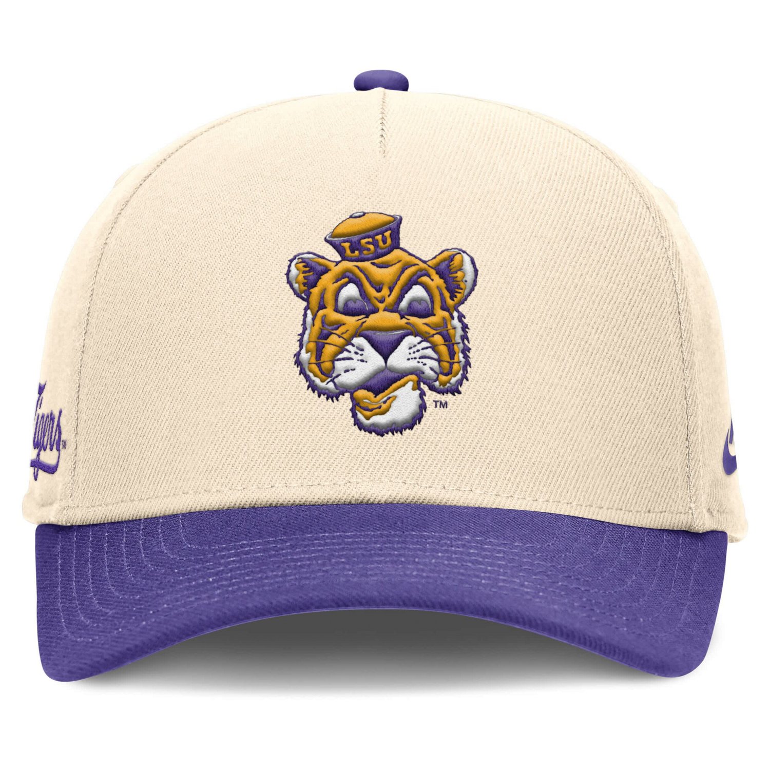 Nike Purple LSU Tigers Academic Rise Dri-FIT Adjustable Hat - view number 2