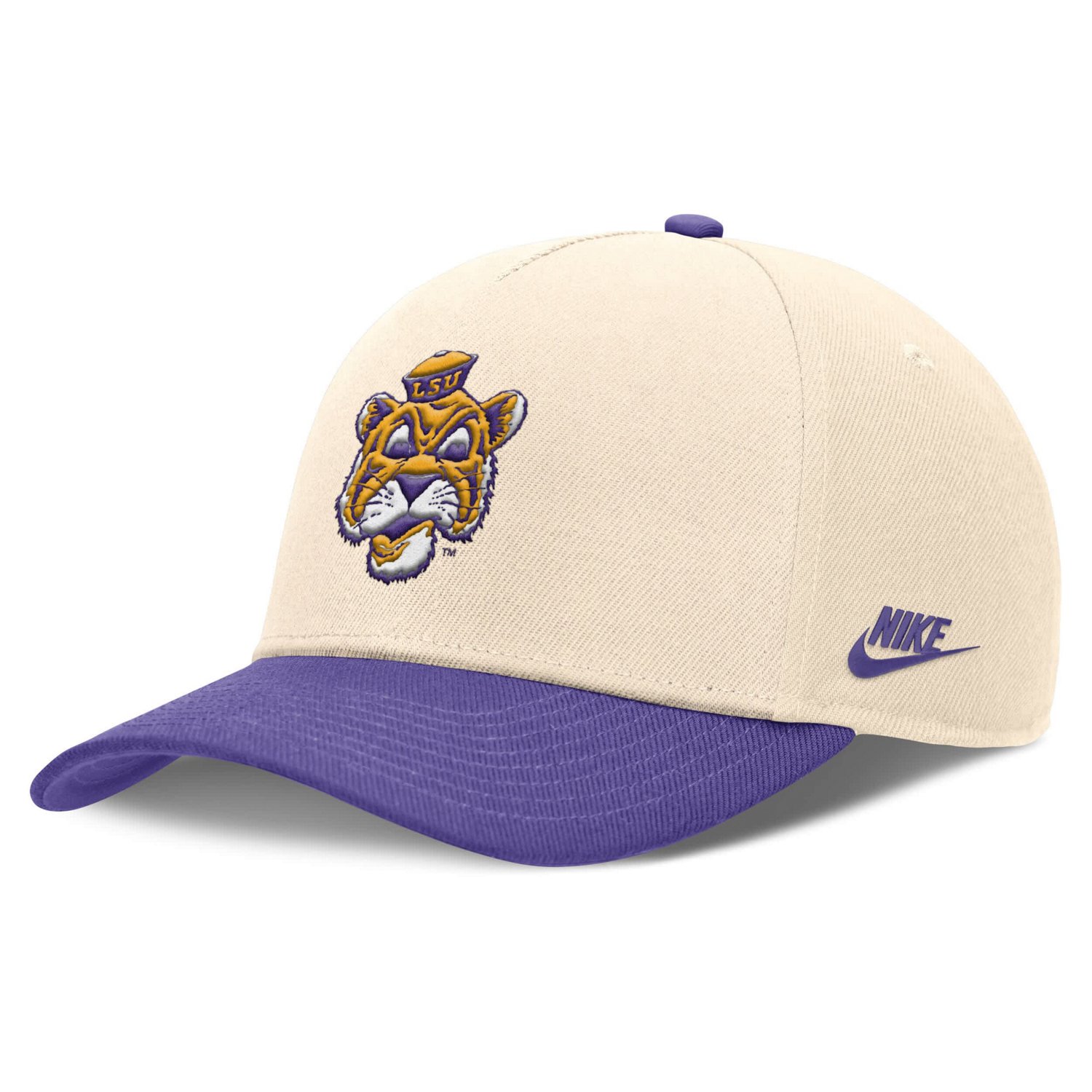 Nike Purple LSU Tigers Academic Rise Dri-FIT Adjustable Hat - view number 3