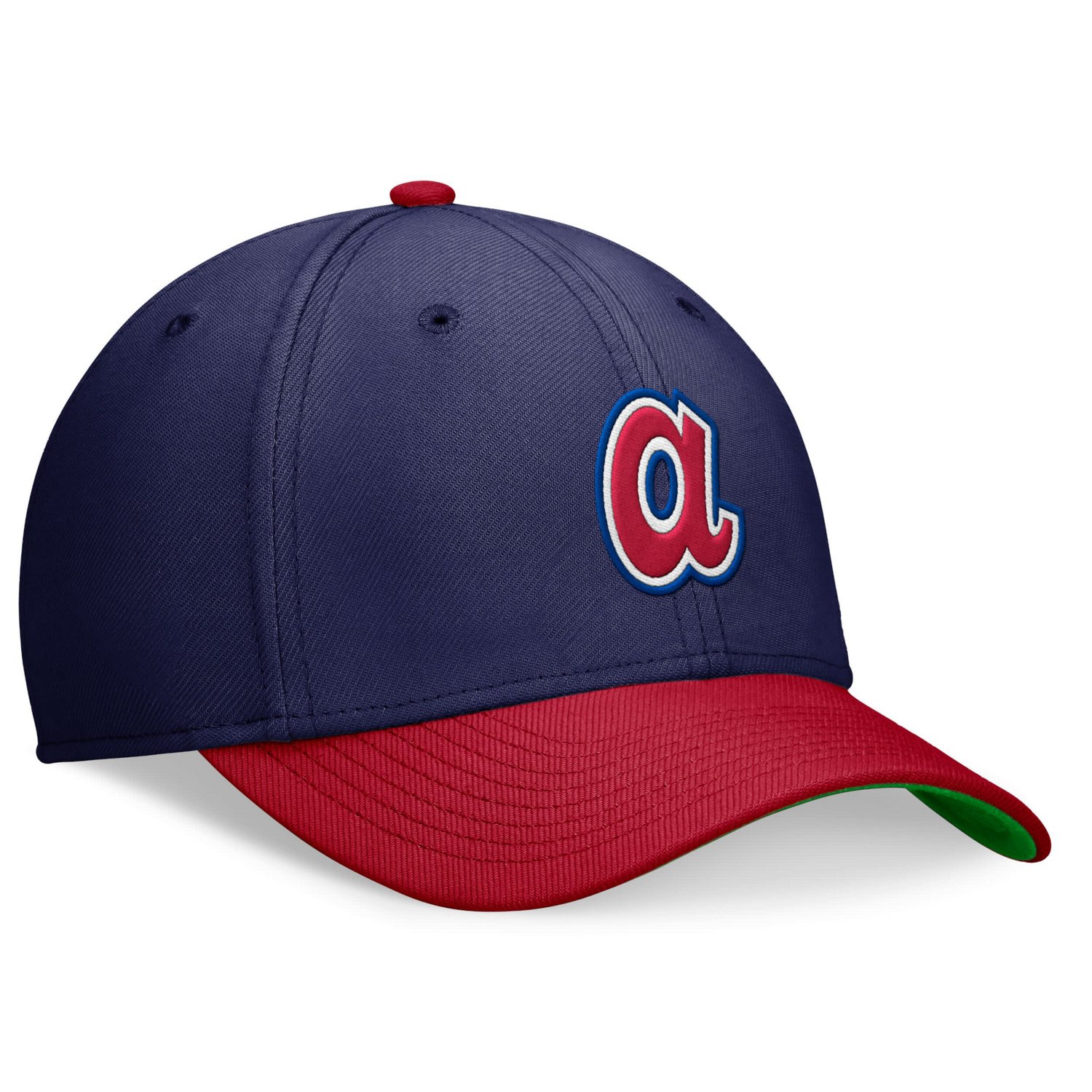 Nike Red Atlanta Braves Cooperstown Collection Rewind Swooshflex Performance Hat