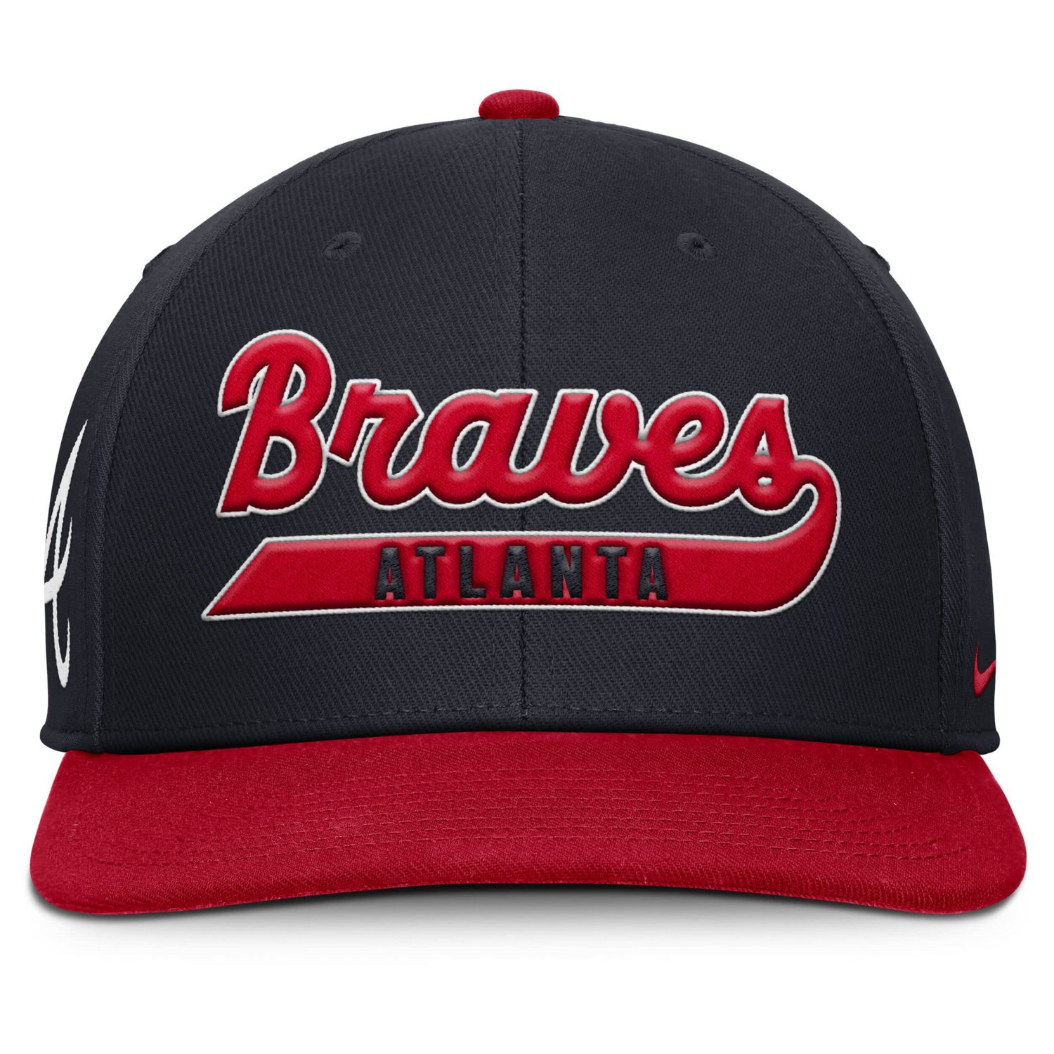 Nike Red Atlanta Braves Pro Performance Snapback Hat - view number 2