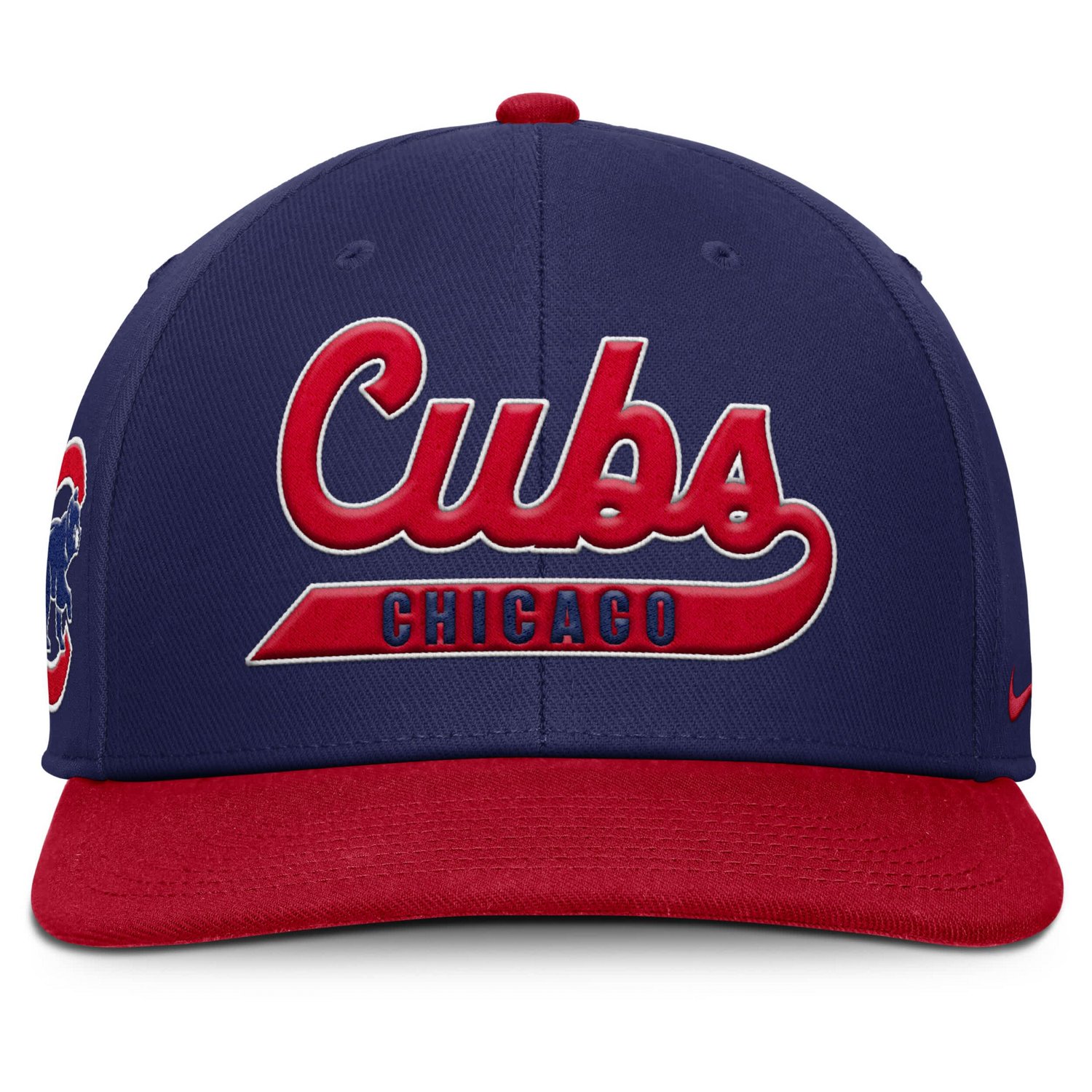 Nike Red Chicago Cubs Pro Performance Snapback Hat - view number 2