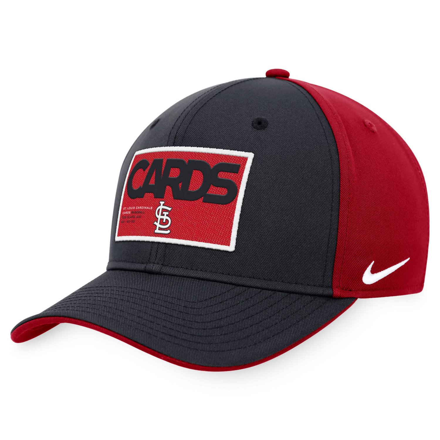 Nike Red St Louis Cardinals Classic99 Colorblock Performance Snapback Hat - view number 1