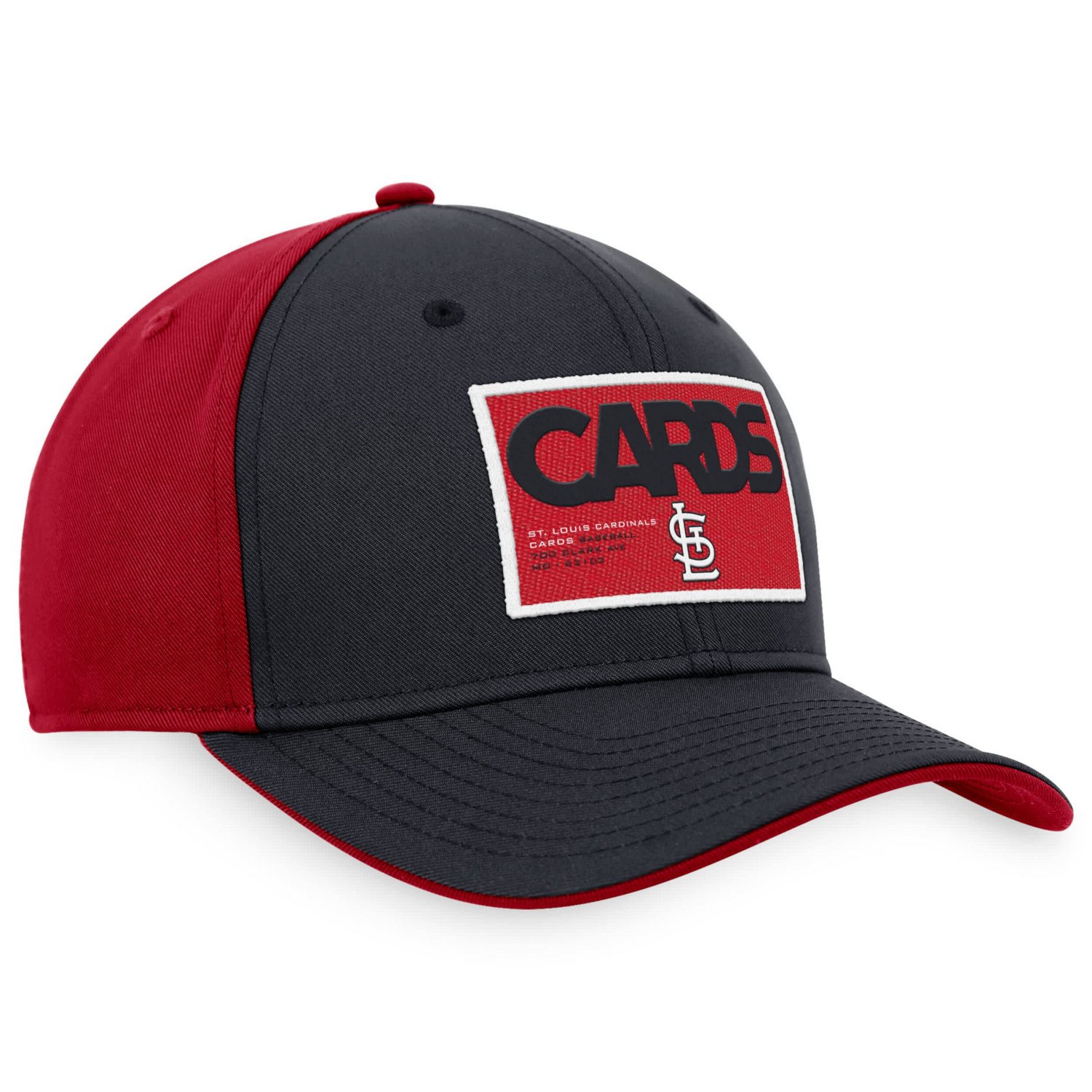 Nike Red St Louis Cardinals Classic99 Colorblock Performance Snapback Hat - view number 3
